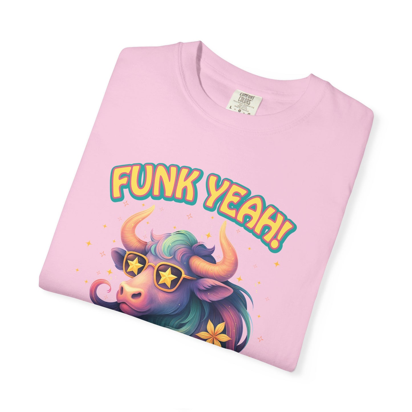 Funk Yeah I’m a Taurus T-Shirt | Cool Retro Taurus Graphic Tee | Comfort Colors 1717 | Astrology Shirt for Earth Signs