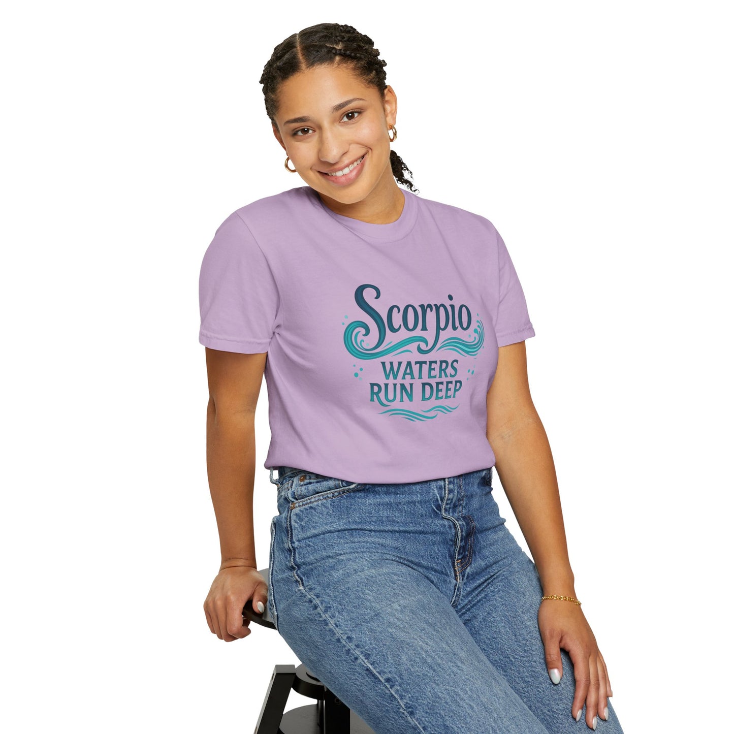 Scorpio Waters Run Deep – Colorful Tee Zodiac Shirt