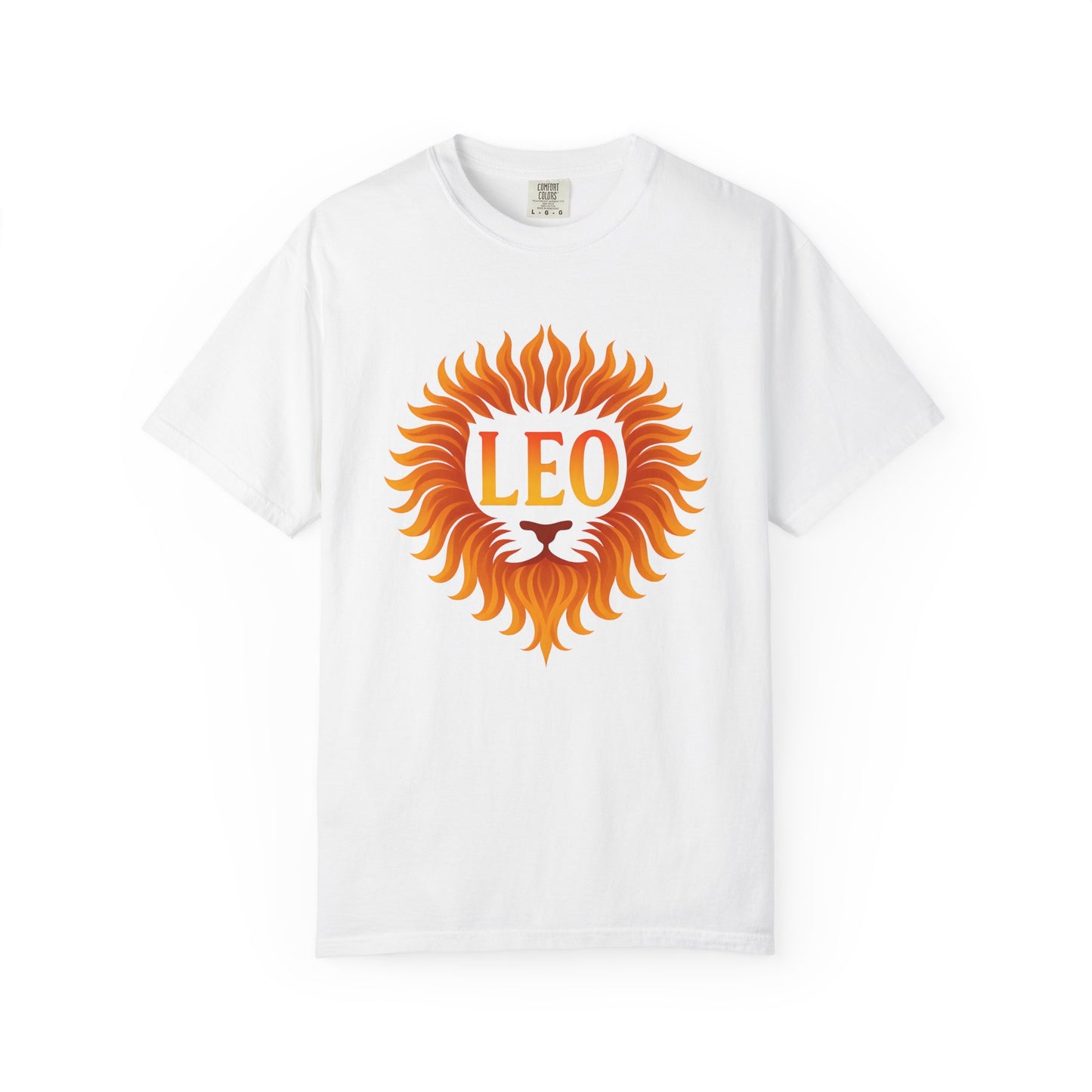 Leo Lion Flame Mane Tee - Vibrant Radiance