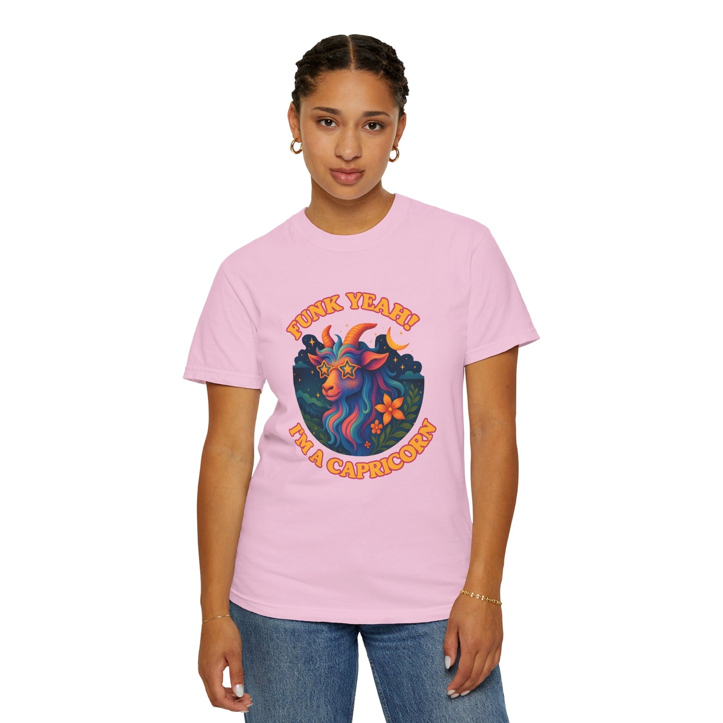 Funk Yeah! I’m a Capricorn – Retro Goat Groove Tee
