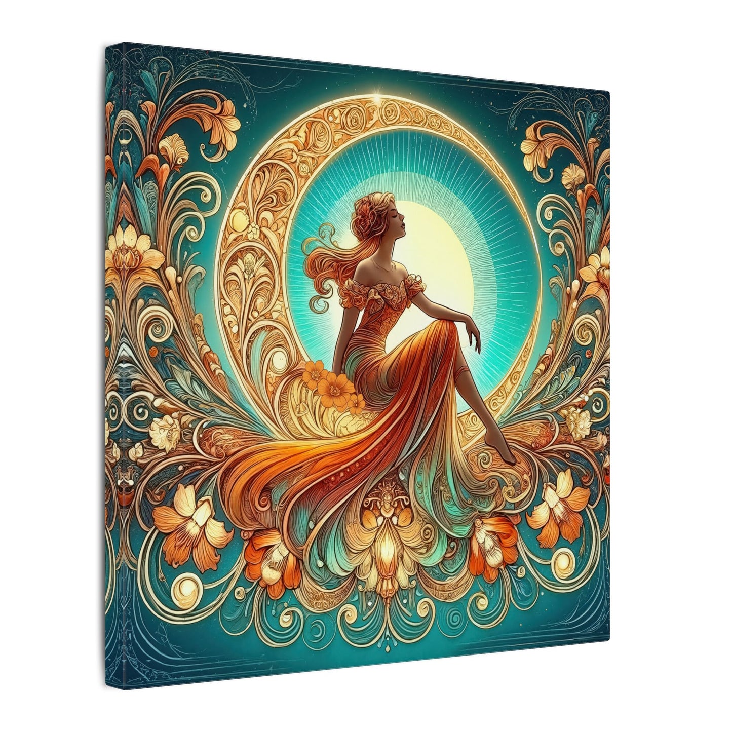 Rising Star - Glamorous Goddess Art Nouveau Wall Art