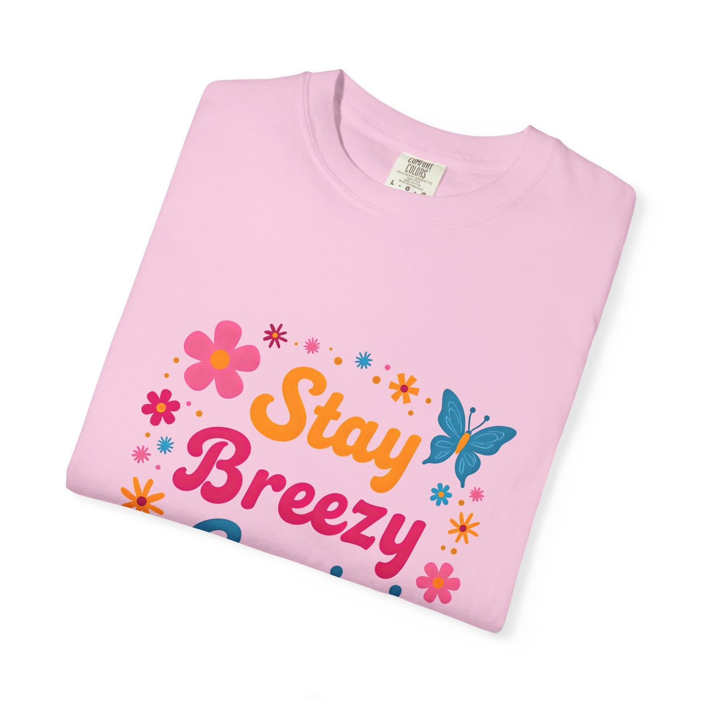 Stay Breezy Gemini Tee β Groovy Flower Power Zodiac Shirt