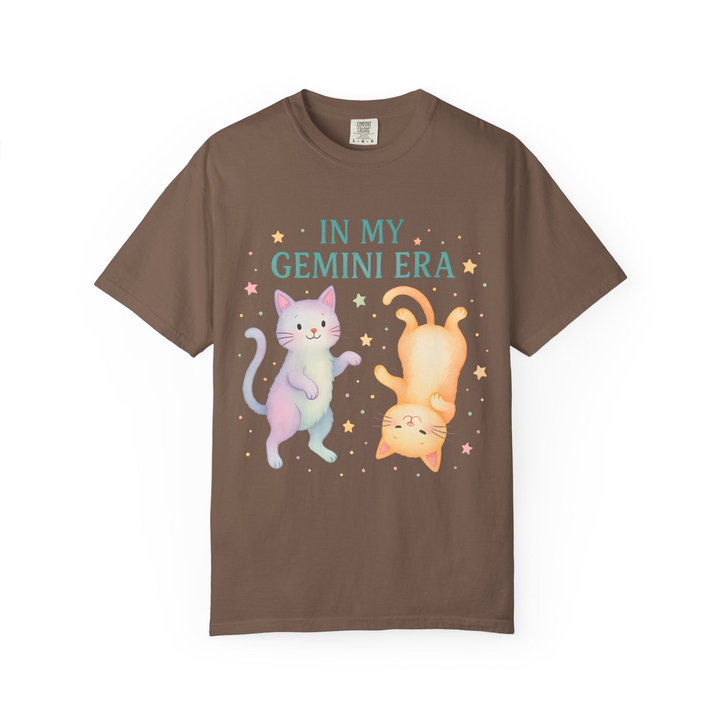In My Gemini Era Tee β Playful Funny Cats Zodiac Shirt