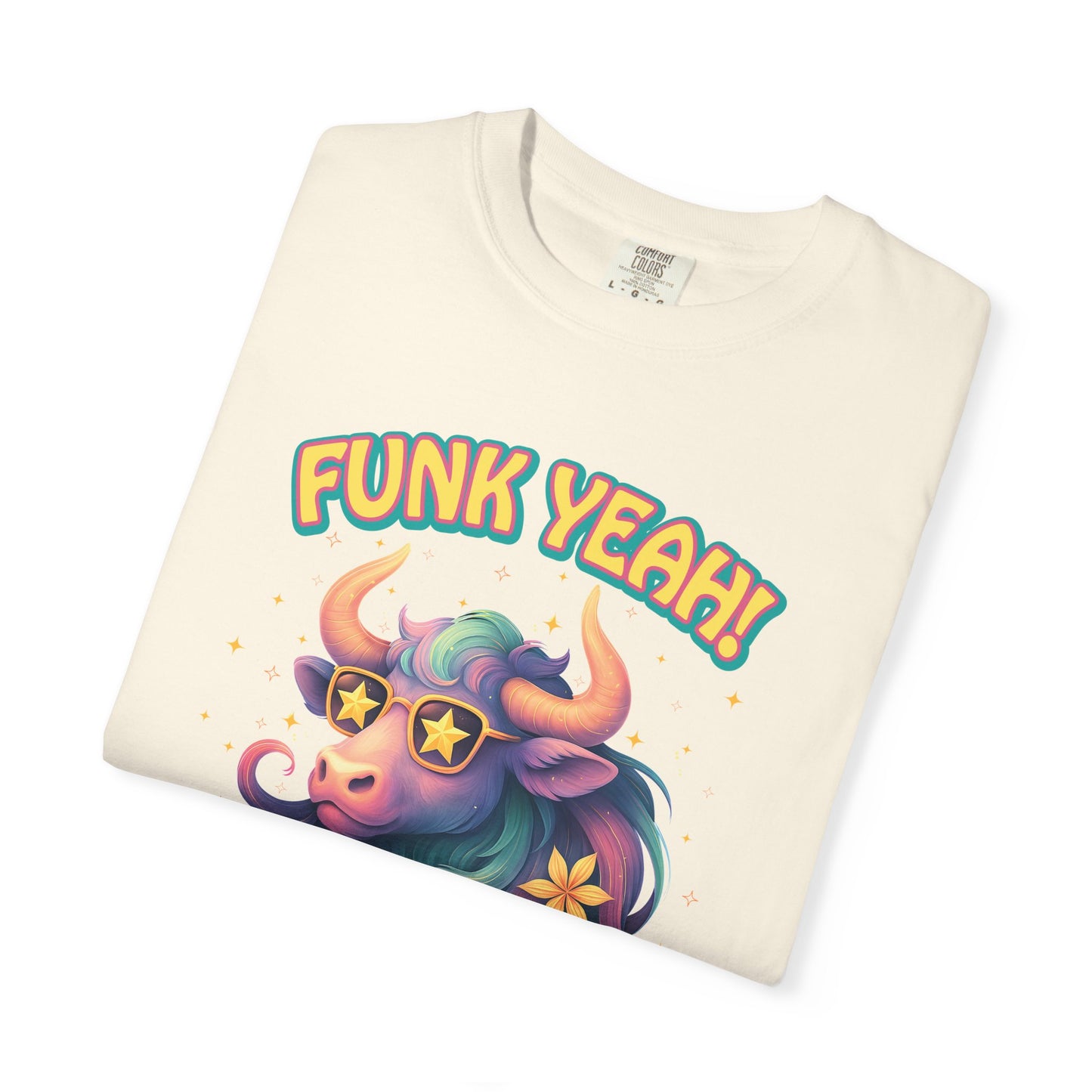 Funk Yeah I’m a Taurus T-Shirt | Cool Retro Taurus Graphic Tee | Comfort Colors 1717 | Astrology Shirt for Earth Signs