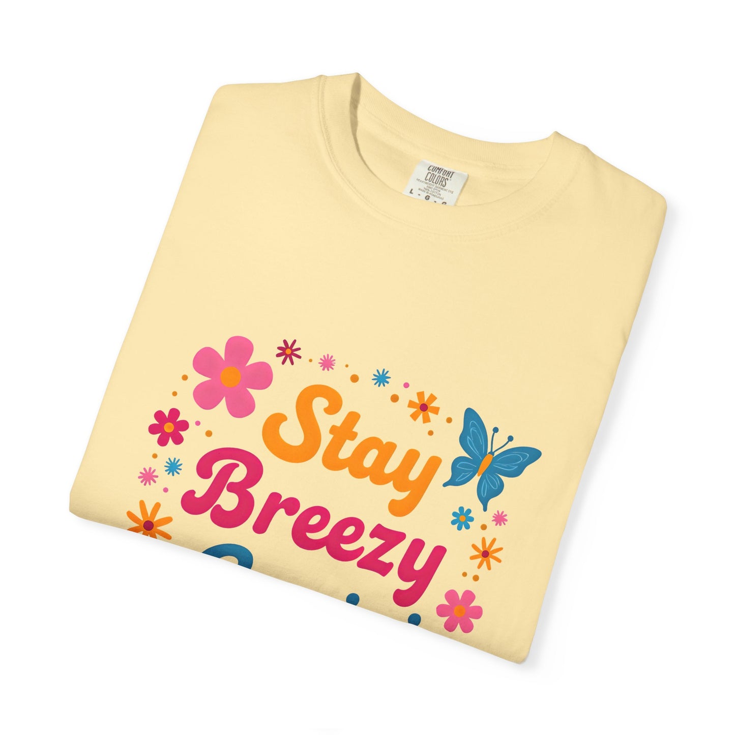 Stay Breezy Gemini Tee β Groovy Flower Power Zodiac Shirt