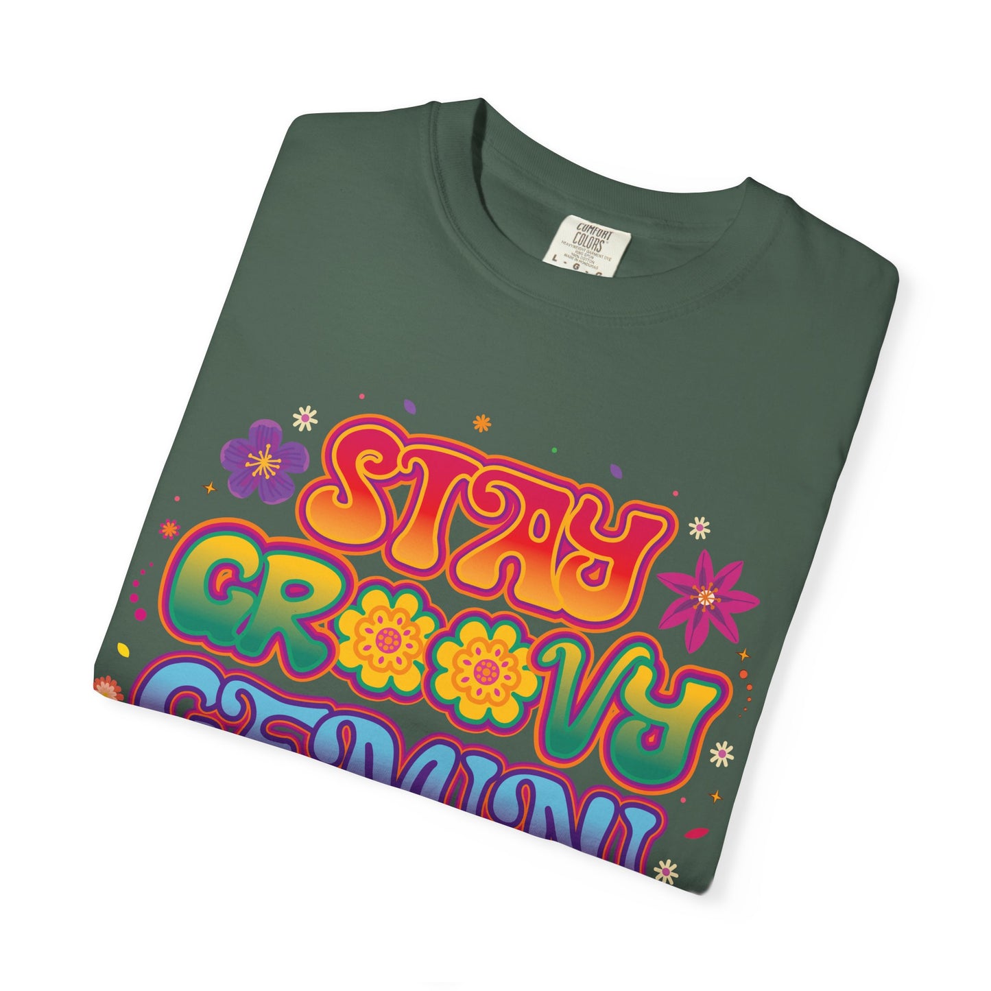 Stay Groovy Gemini – Flower Power Retro Zodiac Tee
