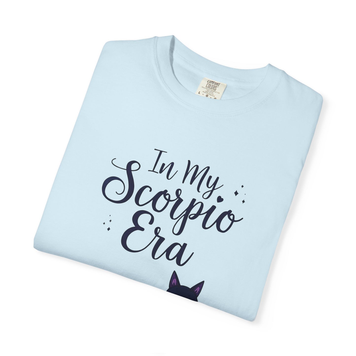 In My Scorpio Era – Mystical Black Cat Tee for the Zodiac Baddie
