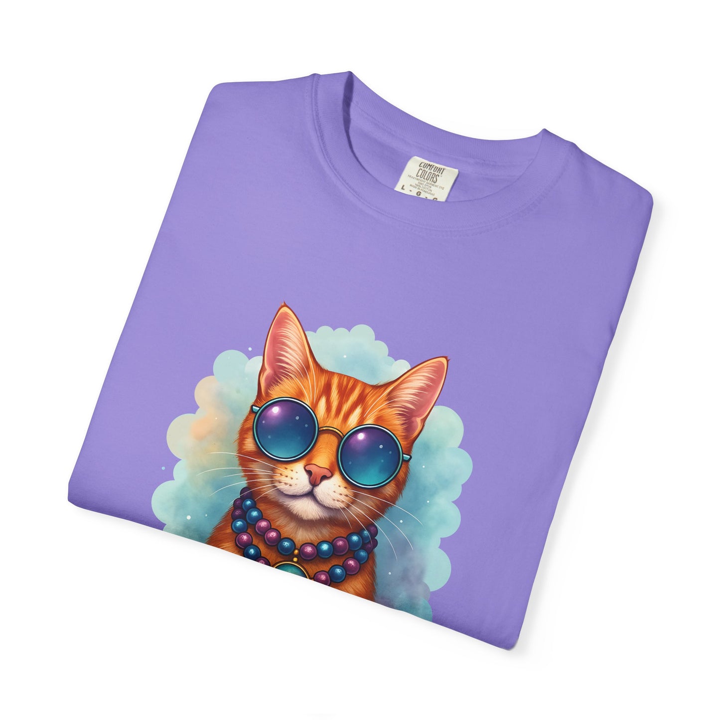 Aquarius One Cool Cat – Groovy Cosmic Kitty T-shirt
