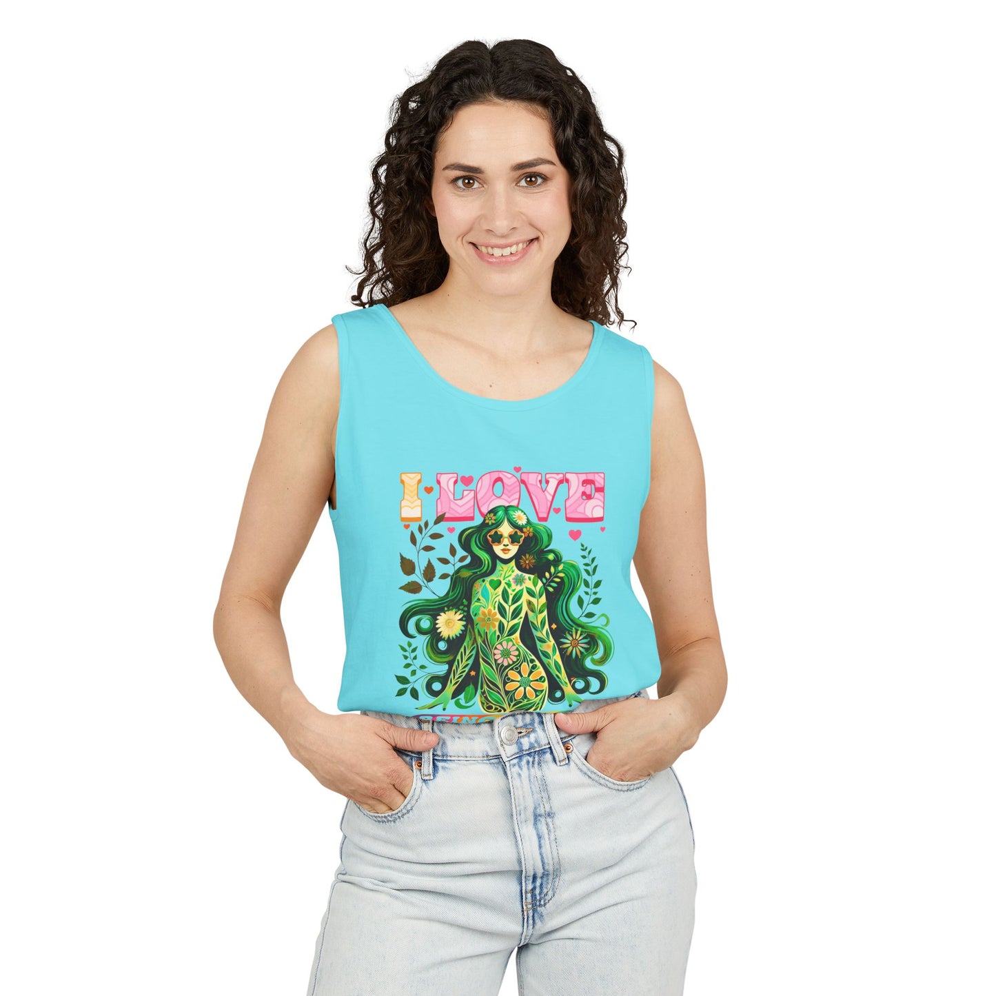 I Love Being Me - Colorful Retro Affirmation Tank (Unisex)