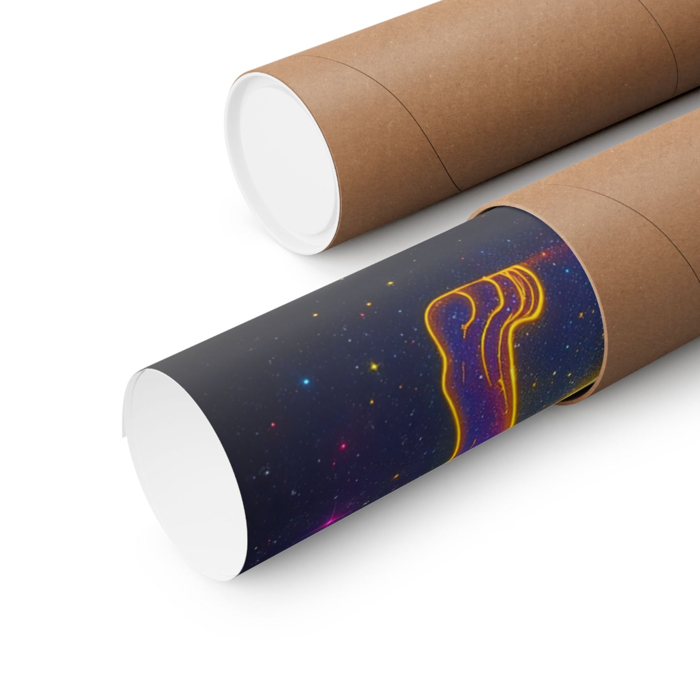 Luminous Lion – Crescent Moon Wall Art Print (Leo Zodiac Inspired)