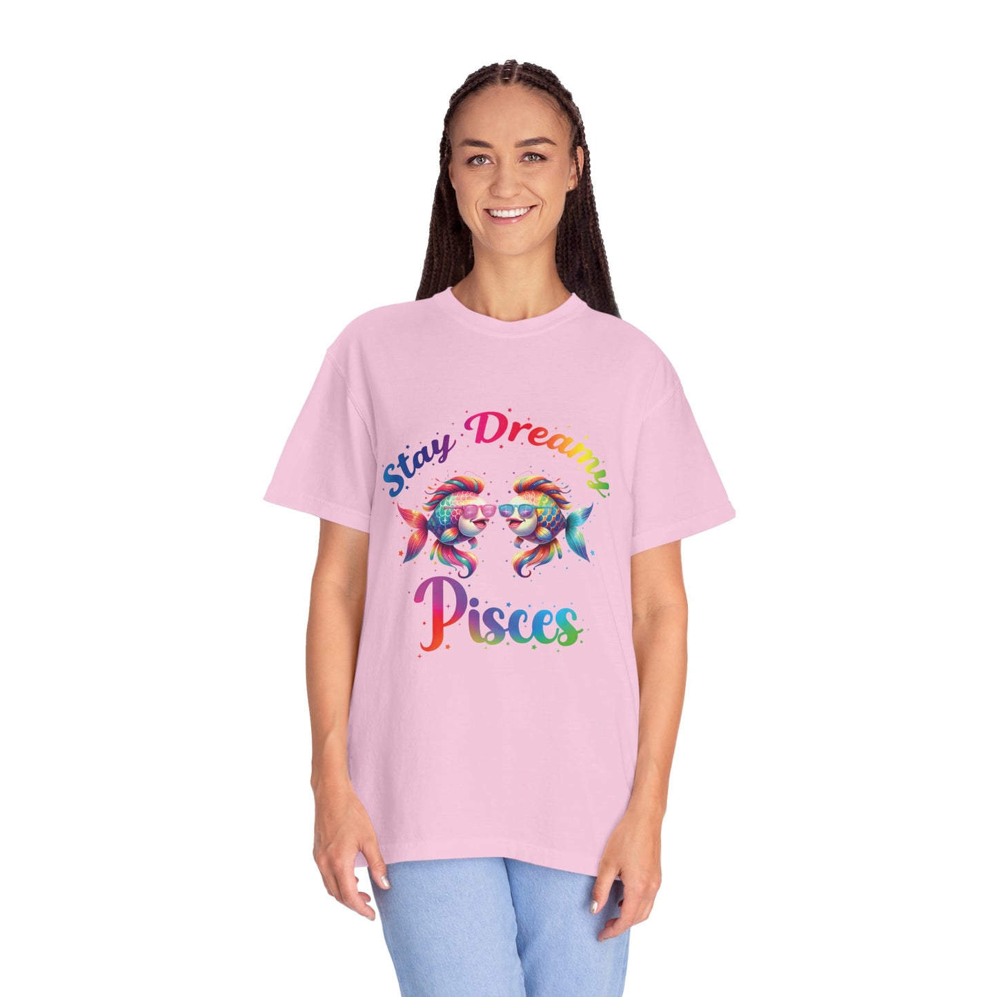 Stay Dreamy Pisces Tee β Rainbow Colorful Zodiac Shirt