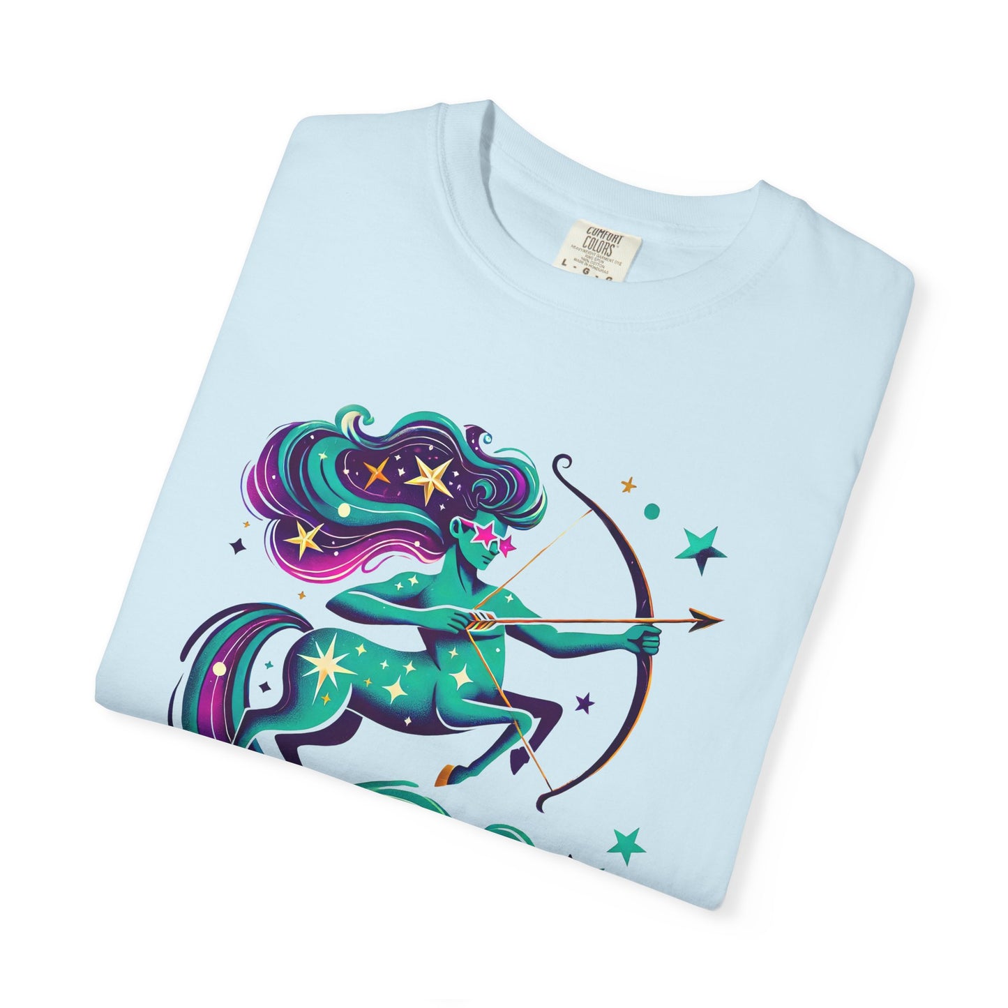 Sagittarius Retro Groovy Centaur -Colorful Zodiac Tee