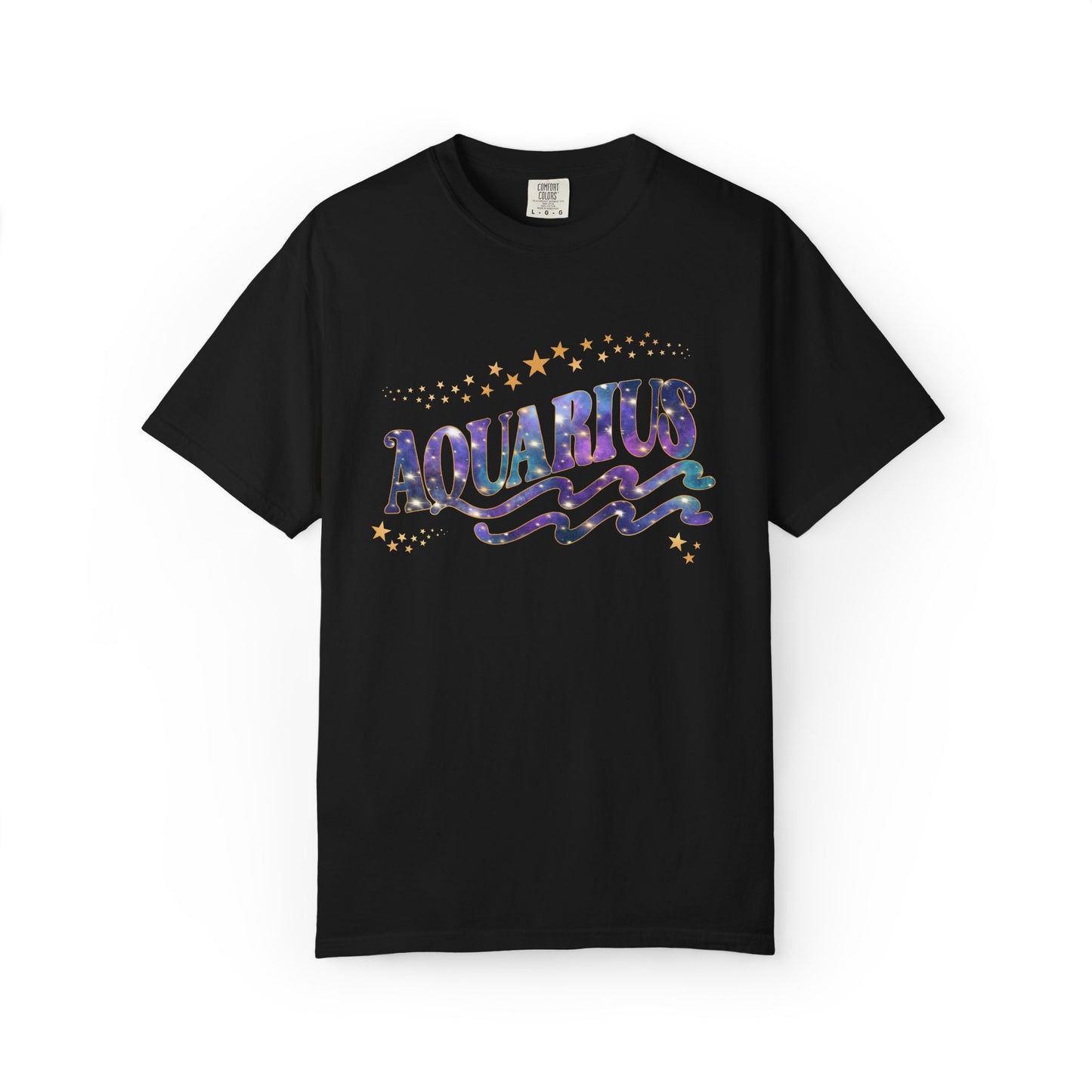 Aquarius Tee β Colorful Cosmic Zodiac Shirt