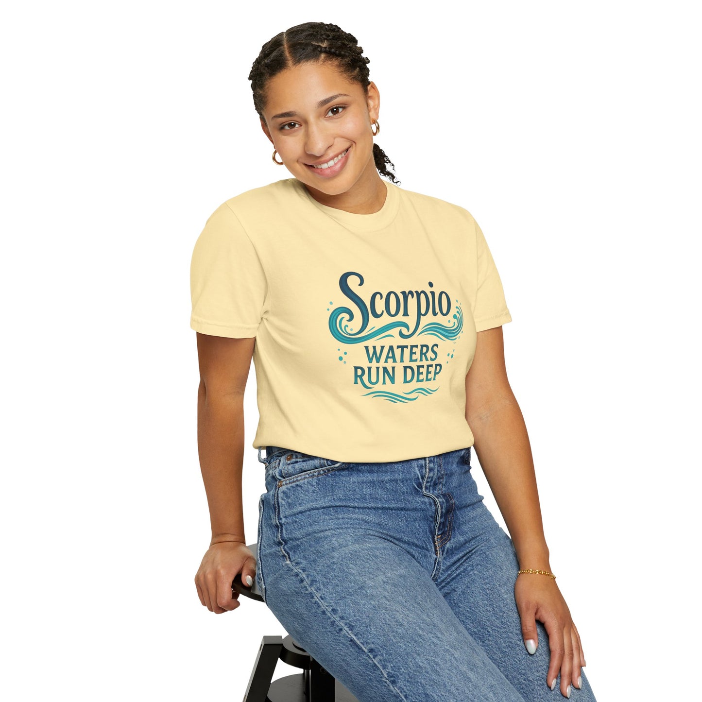 Scorpio Waters Run Deep – Colorful Tee Zodiac Shirt