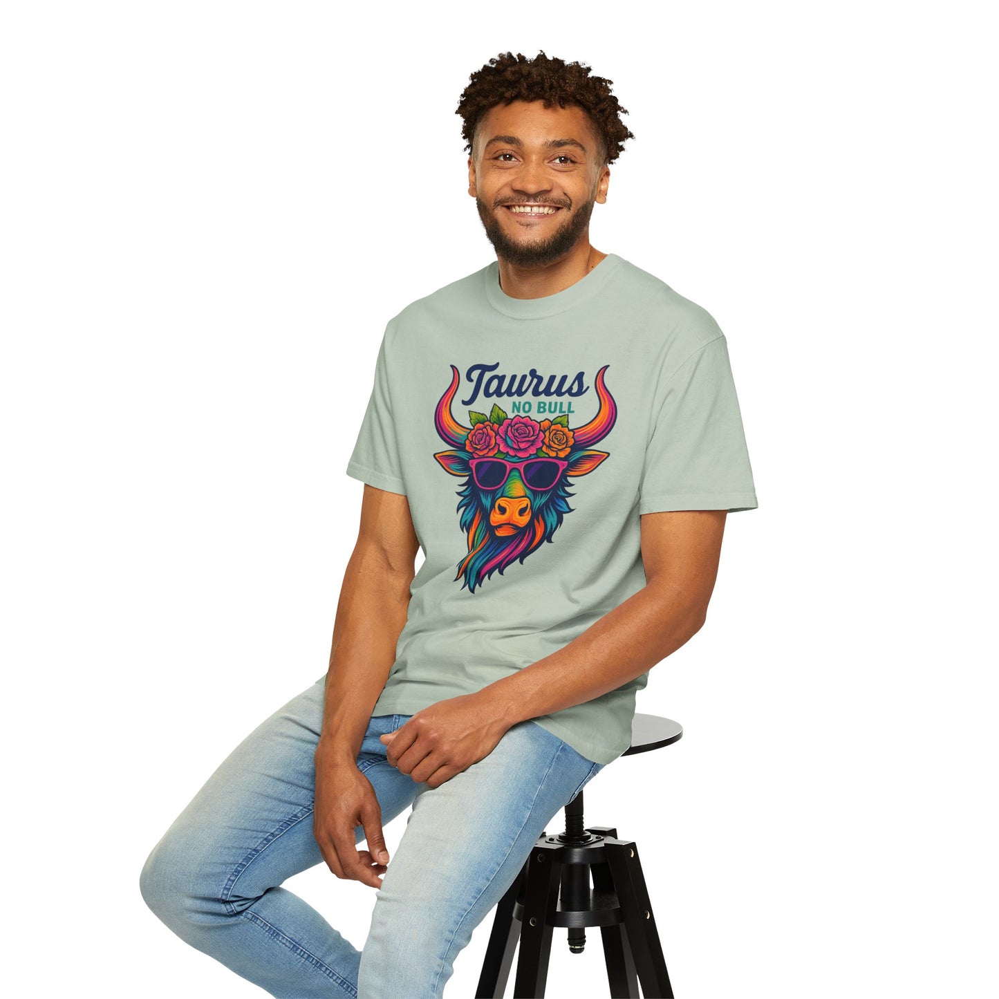 Taurus No Bull – Sassy Rainbow Boho-Bull Tee