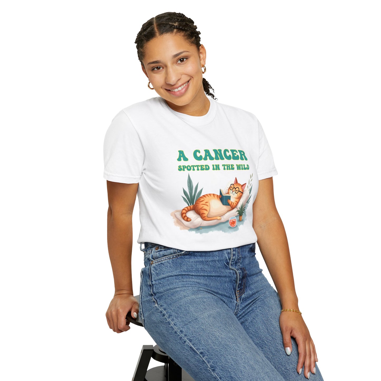 A Cancer Spotted in the Wild – Funny Zodiac Cat Tee