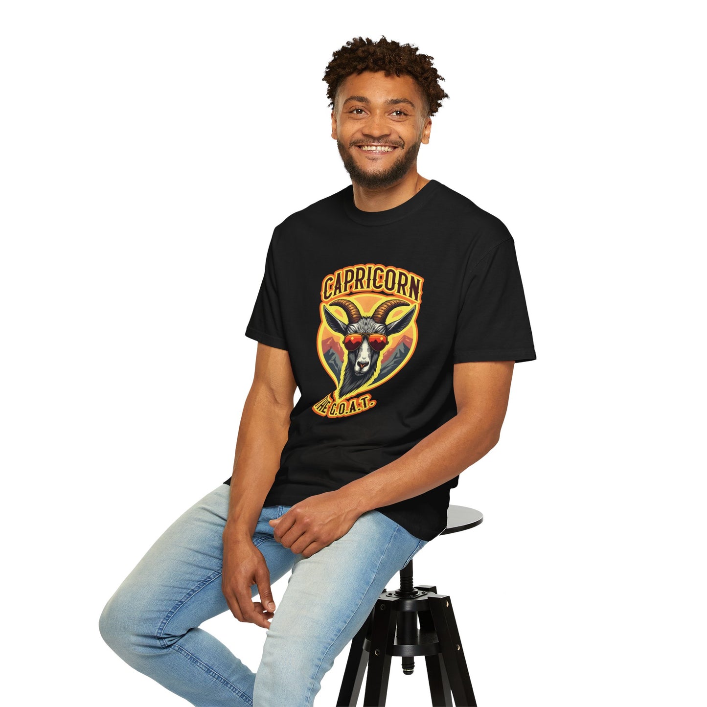 Capricorn The G.O.A.T – Mountain Majesty Zodiac Tee