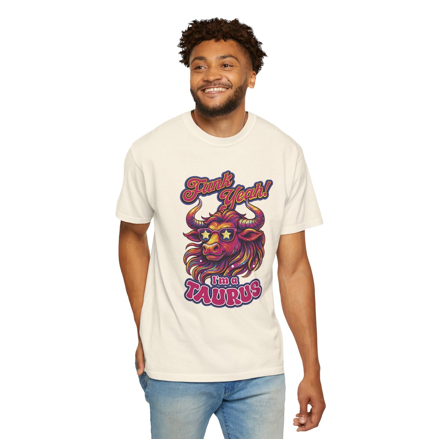 Funk Yeah I’m a Taurus Retro Tee – Multicolor Zodiac Shirt