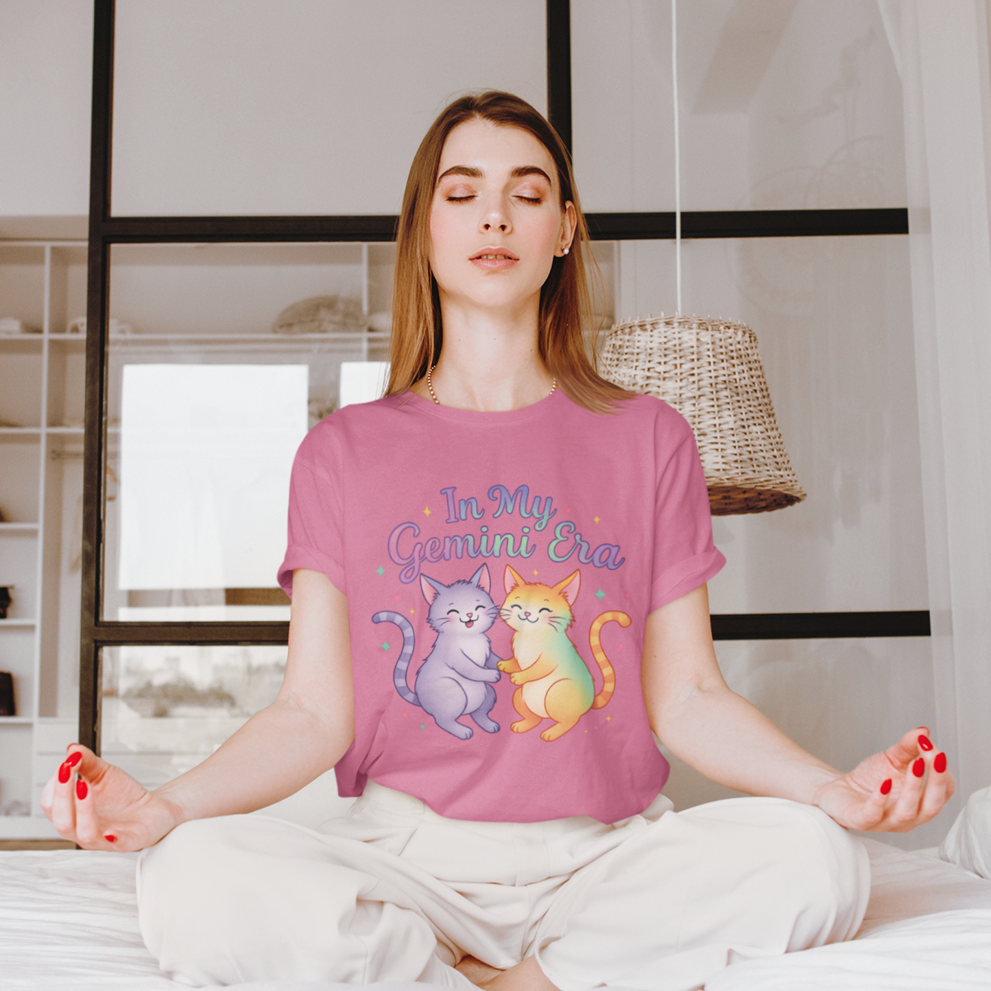 In My Gemini Era Tee – Colorful Cute Zodiac Shirt
