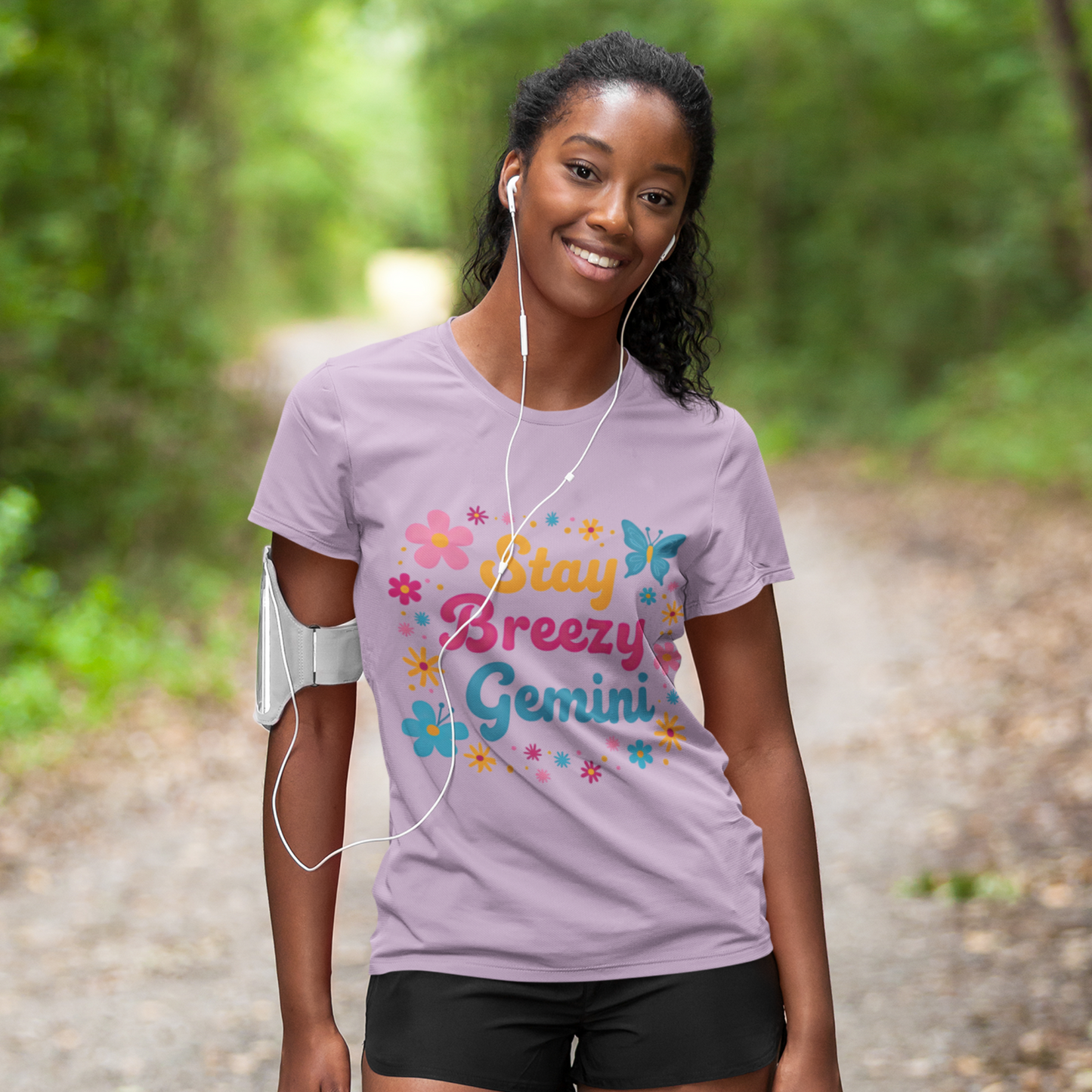 Stay Breezy Gemini Tee β Groovy Flower Power Zodiac Shirt