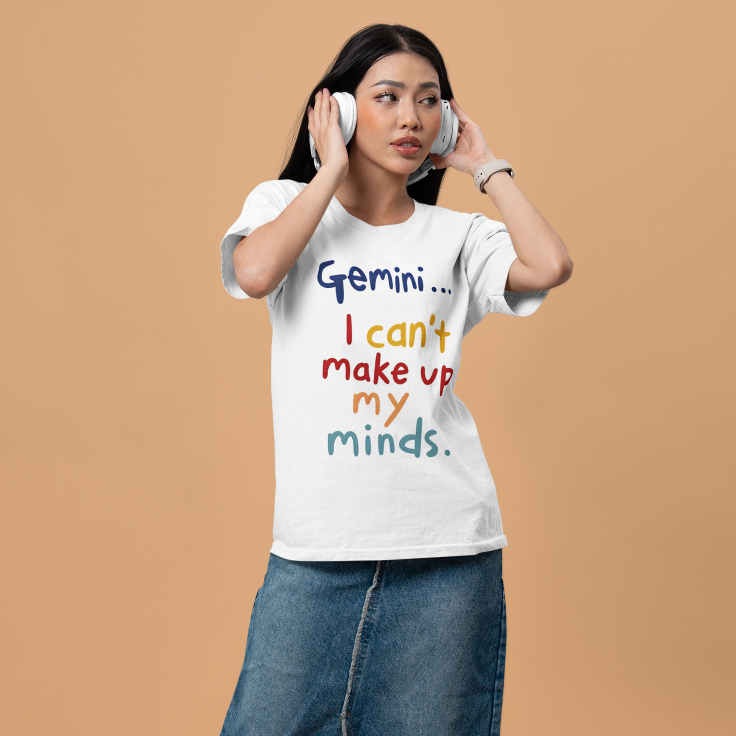 Gemini... I Can’t Make Up My Minds – Colorful Funny Zodiac Shirt