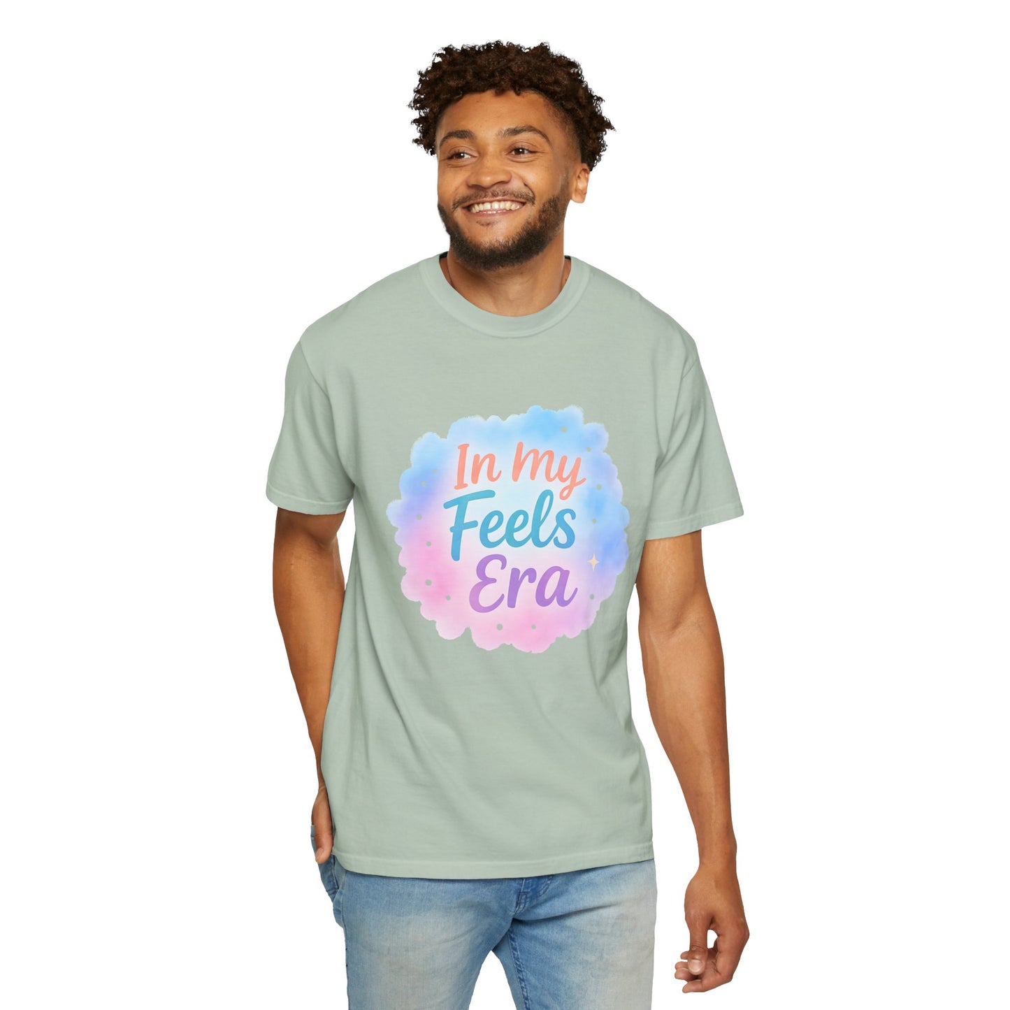 In My Feels Era Affirmation Tee – Soft Pastel Self-Love Shirt