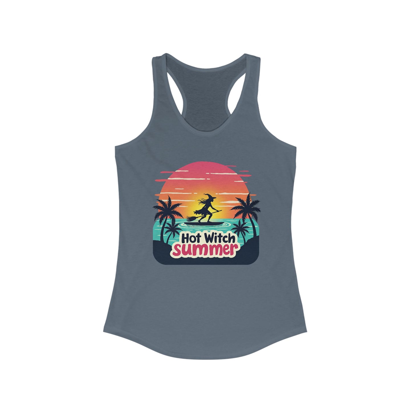 Hot Witch Summer Women's Racerback Tank - Witchy Beachwear