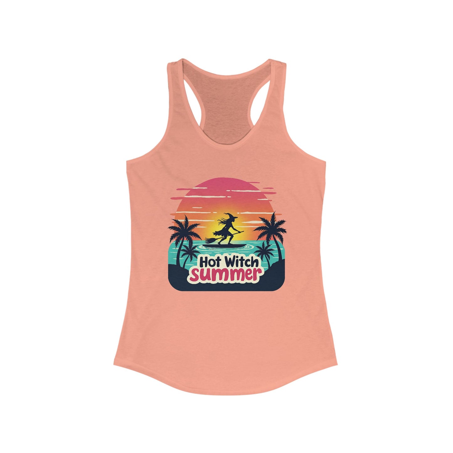 Hot Witch Summer Women's Racerback Tank - Witchy Beachwear
