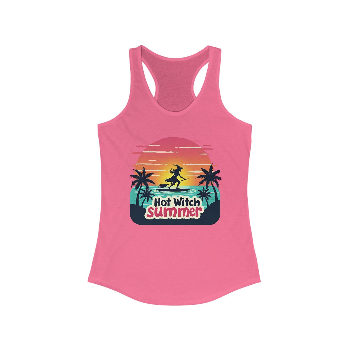 Hot Witch Summer Women's Racerback Tank - Witchy Beachwear