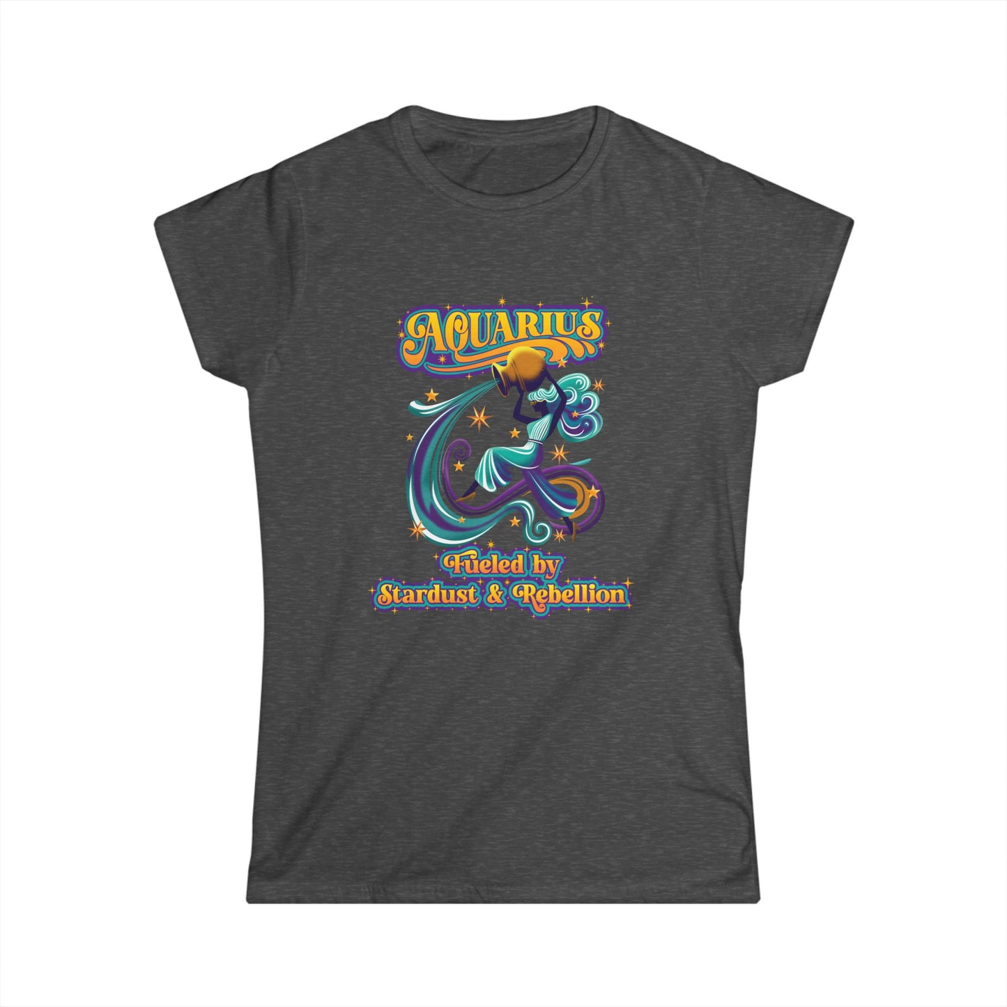 Aquarius Stardust & Rebellion - Women's Retro Tee