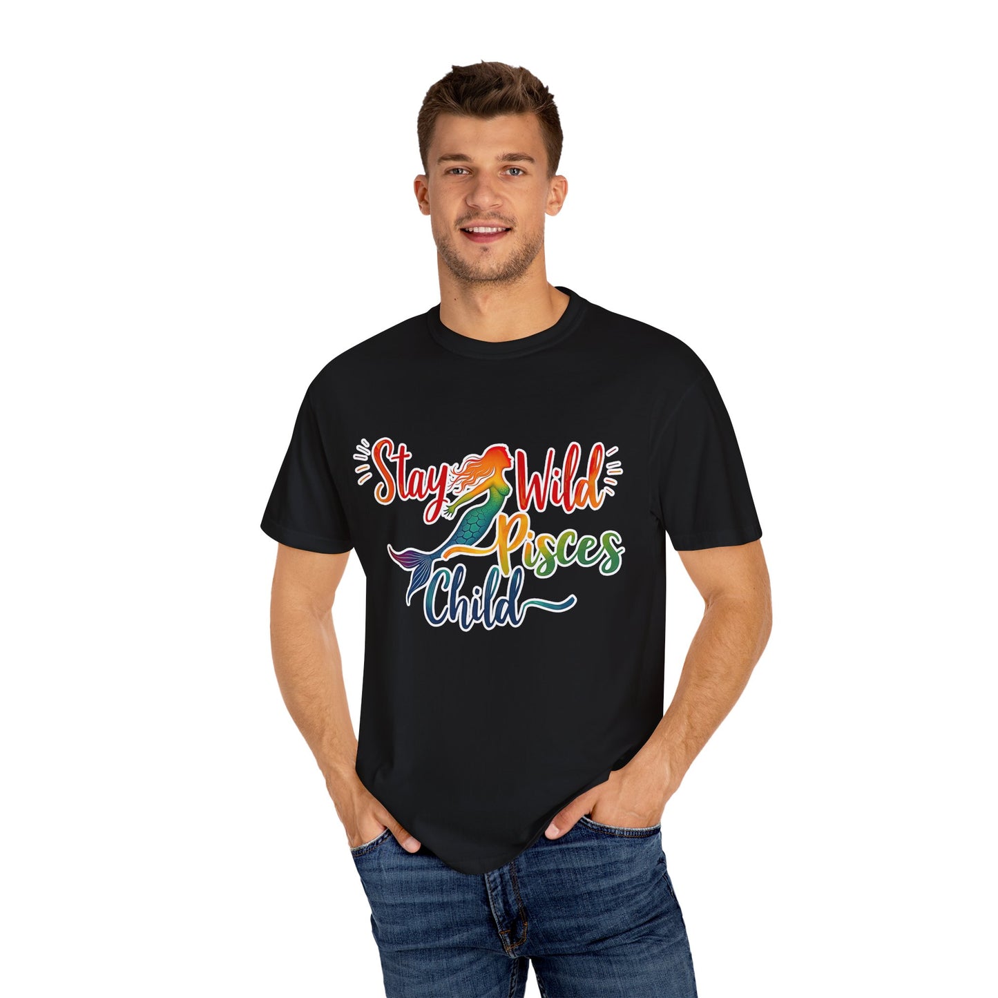 Stay Wild Pisces Child Tee β Colorful Mermaid Zodiac Shirt