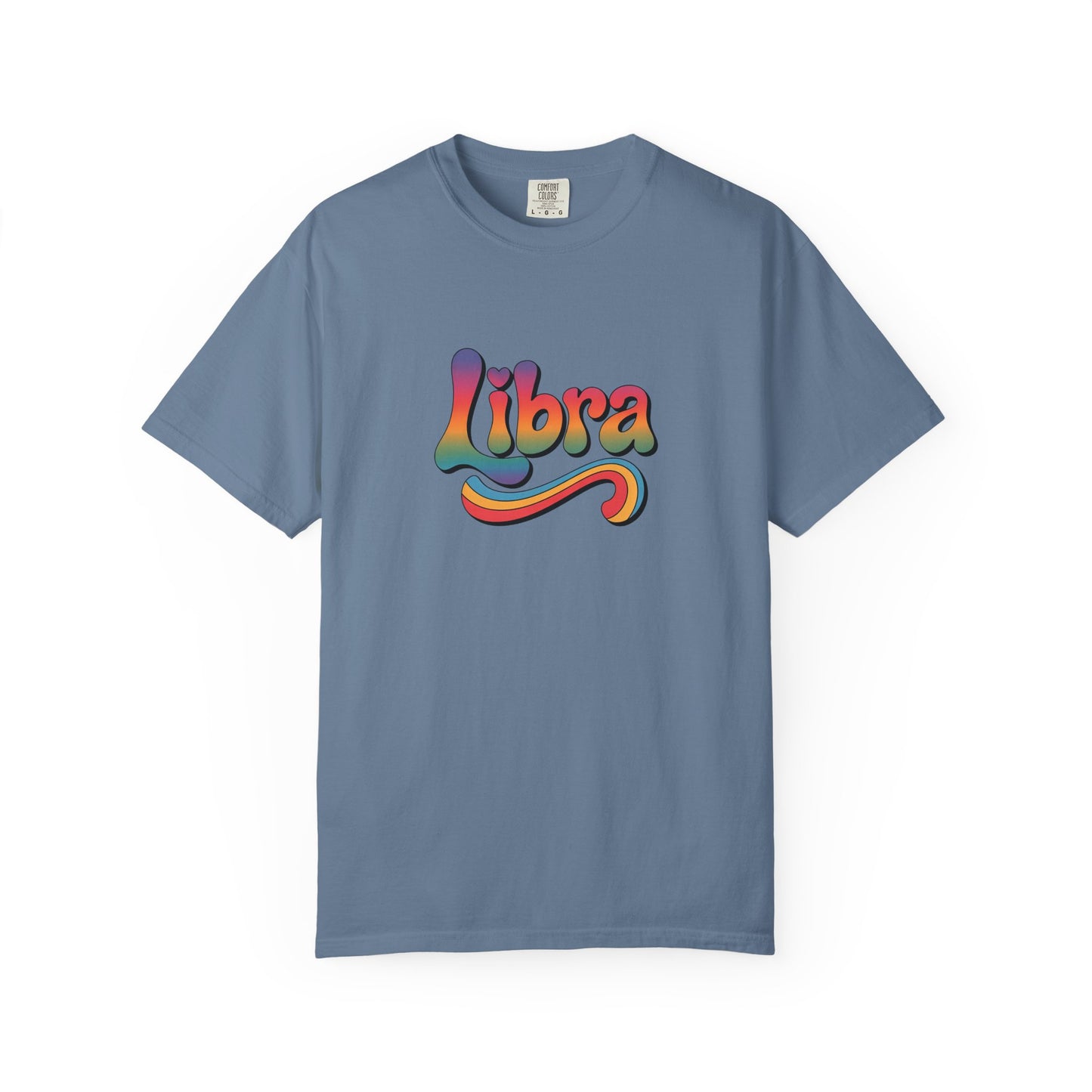 Libra β Retro Wavy Groovescape Zodiac Tee