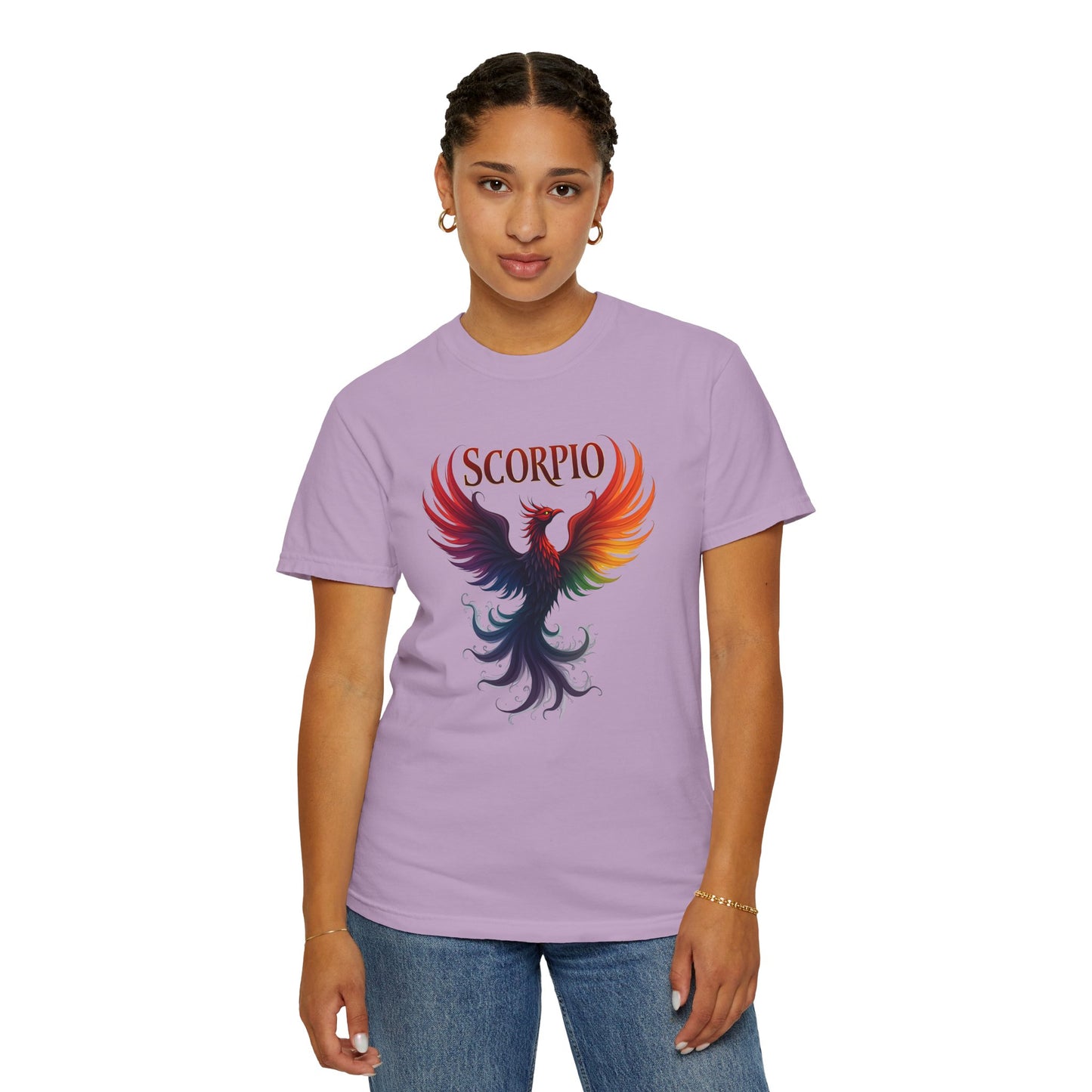 Scorpio Phoenix Tee β Multicolor Zodiac Shirt