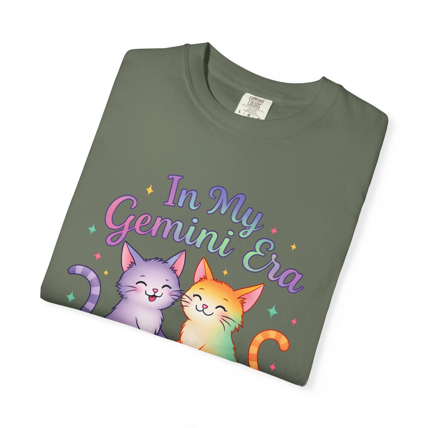 In My Gemini Era Tee – Colorful Cute Zodiac Shirt