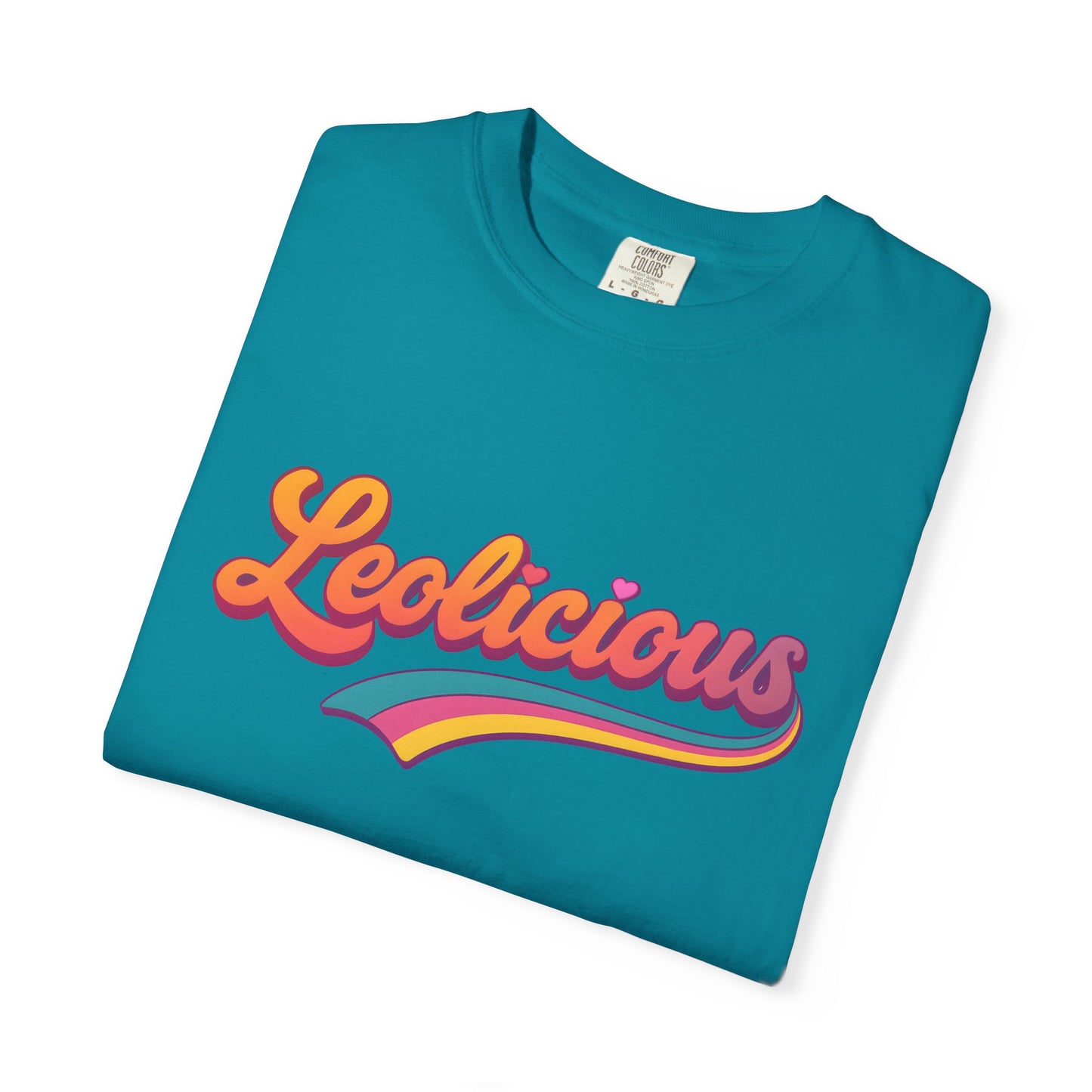 Leolicious β Retro Groovy Leo Zodiac Tee