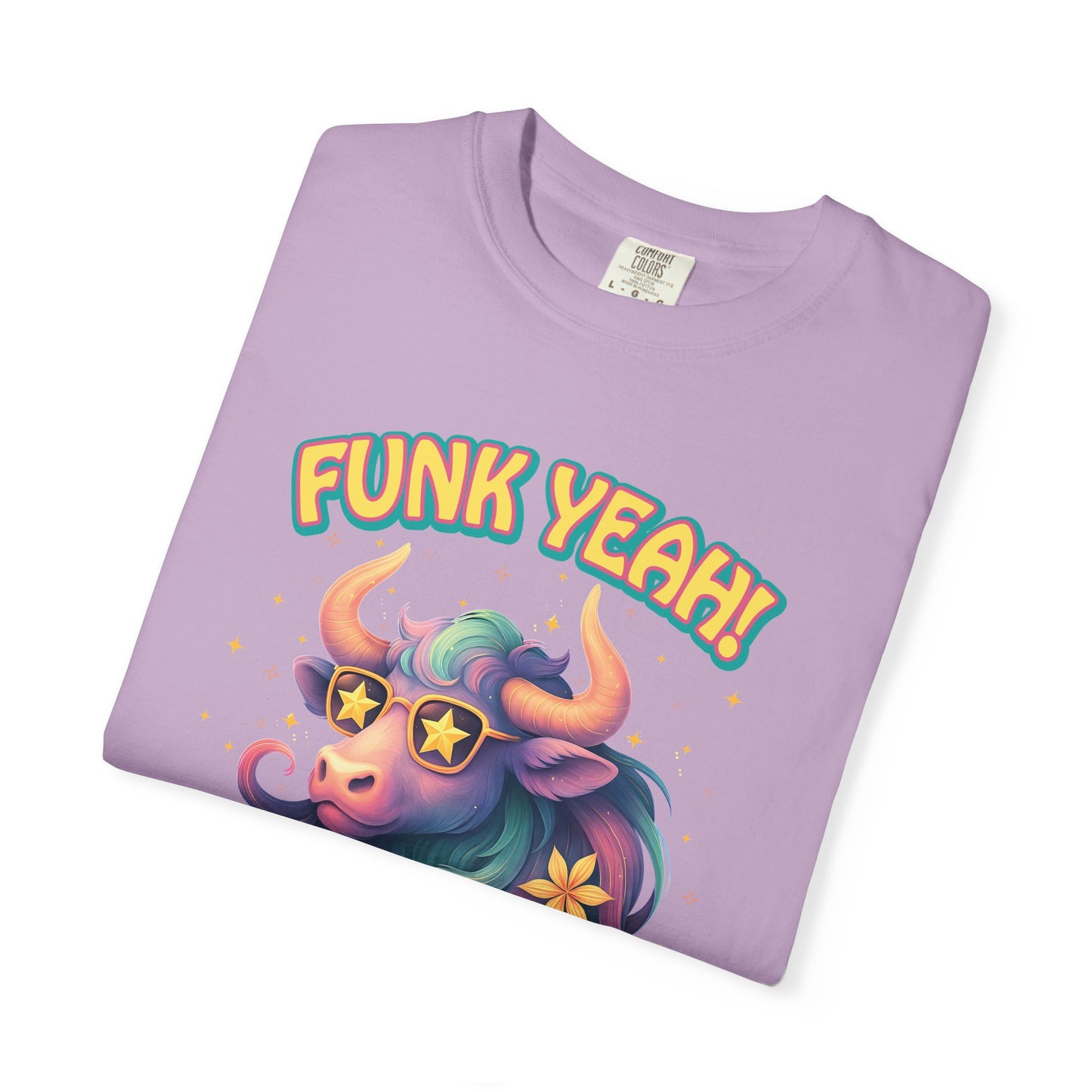 Funk Yeah I’m a Taurus T-Shirt | Cool Retro Taurus Graphic Tee | Comfort Colors 1717 | Astrology Shirt for Earth Signs