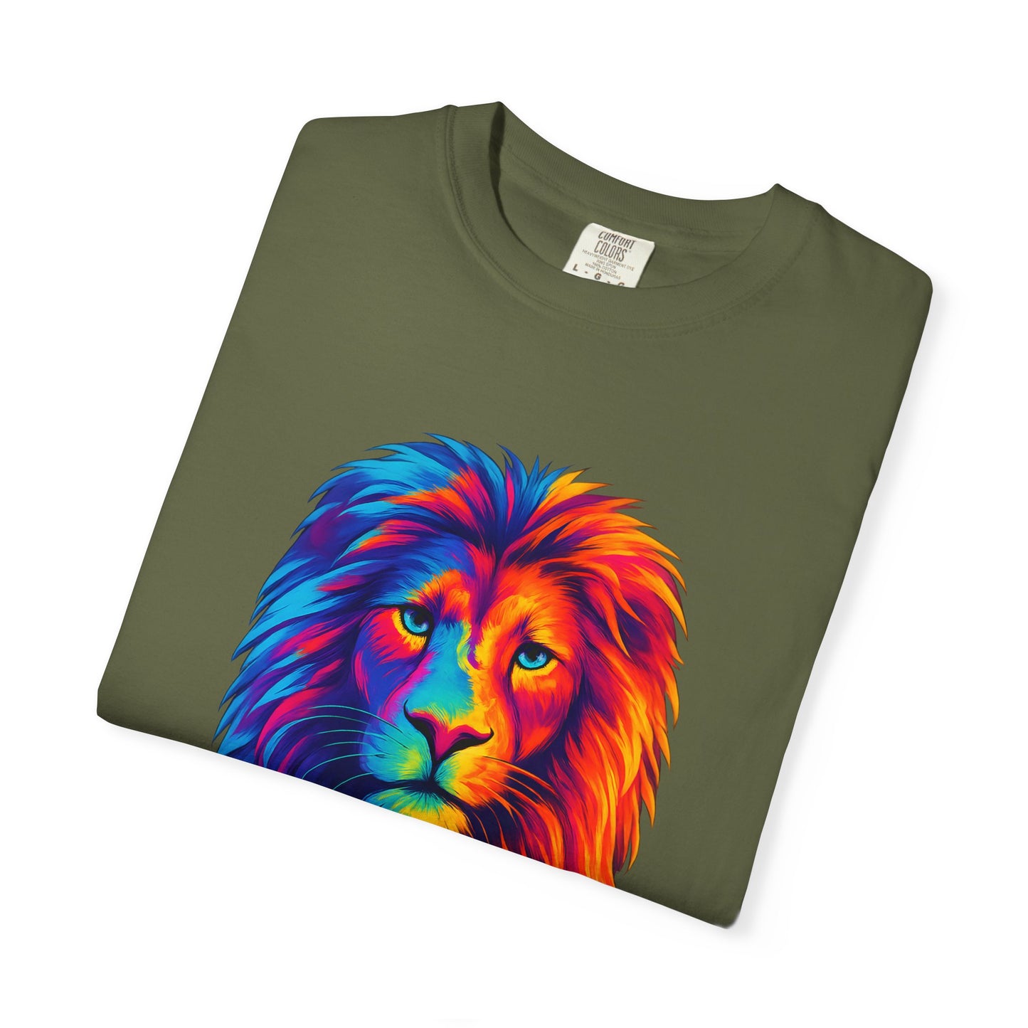 Rainbow Lion Tee – Vibrant & Fierce
