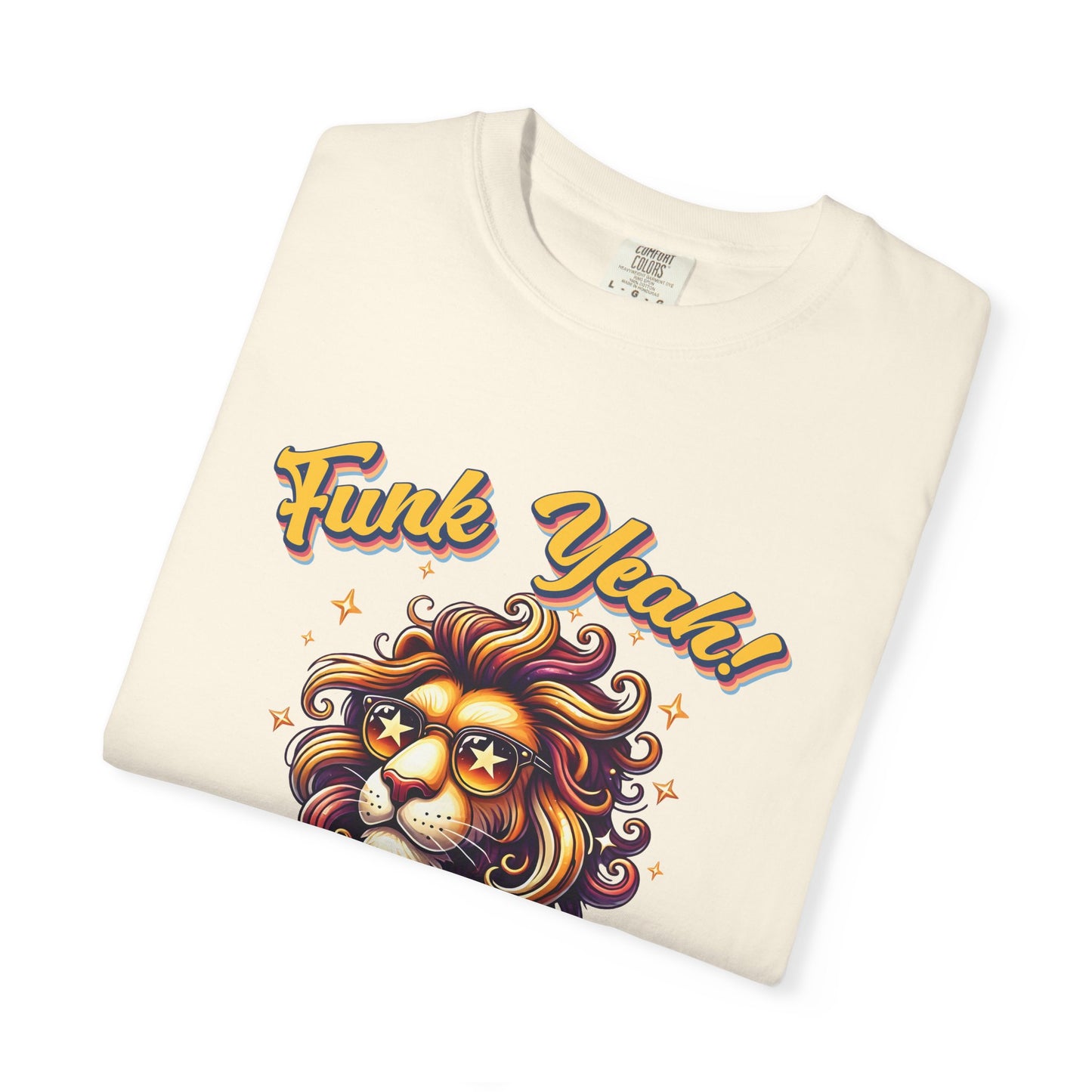 Funk Yeah I’m a Leo- Retro Groovy Lion T-Shirt