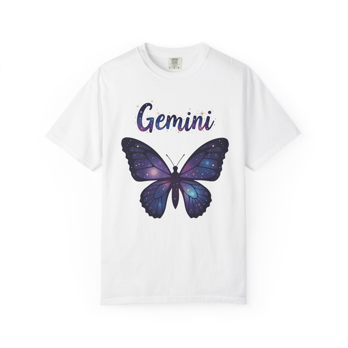 Gemini Butterfly Tee – Colorful Zodiac Shirt