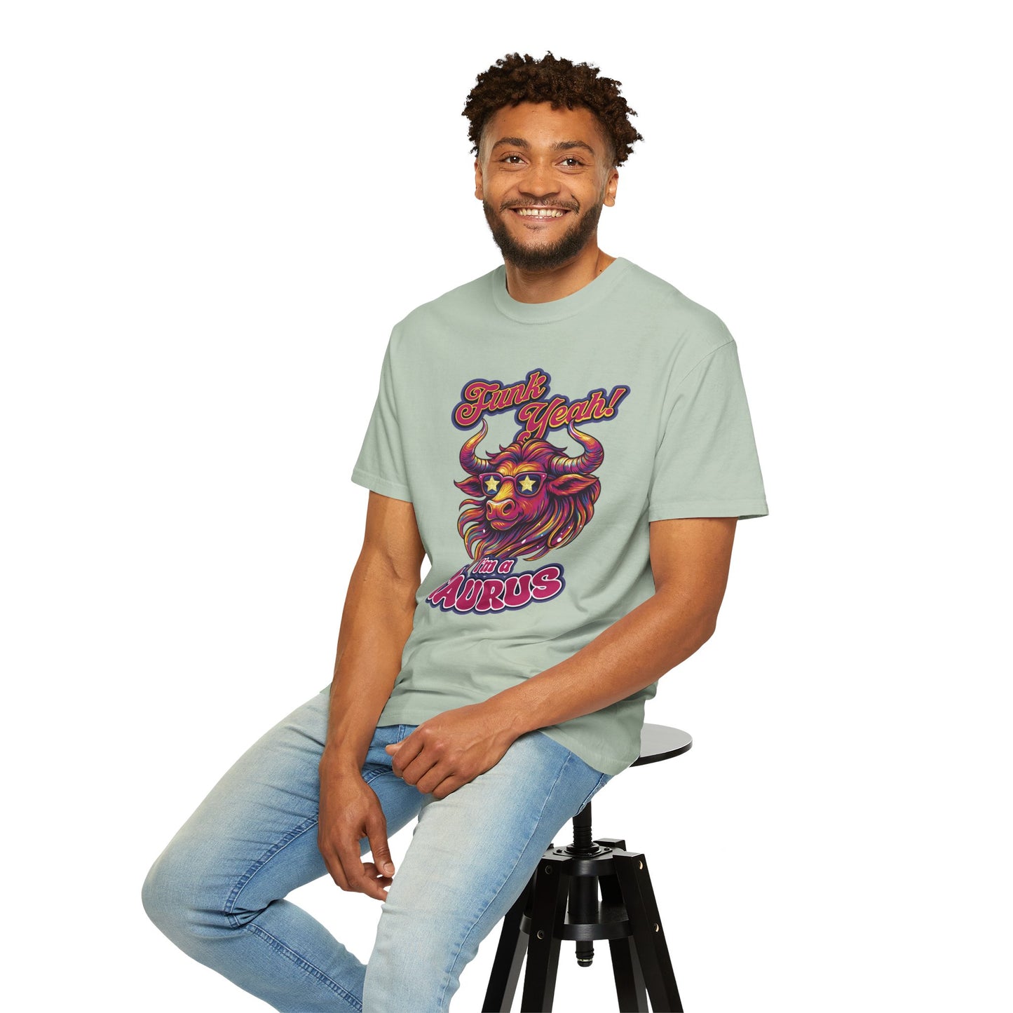 Funk Yeah I’m a Taurus Retro Tee – Multicolor Zodiac Shirt