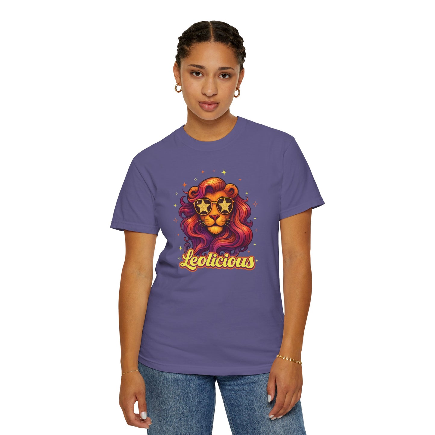 Leolicious Retro Lion Tee – Leo Zodiac Shirt