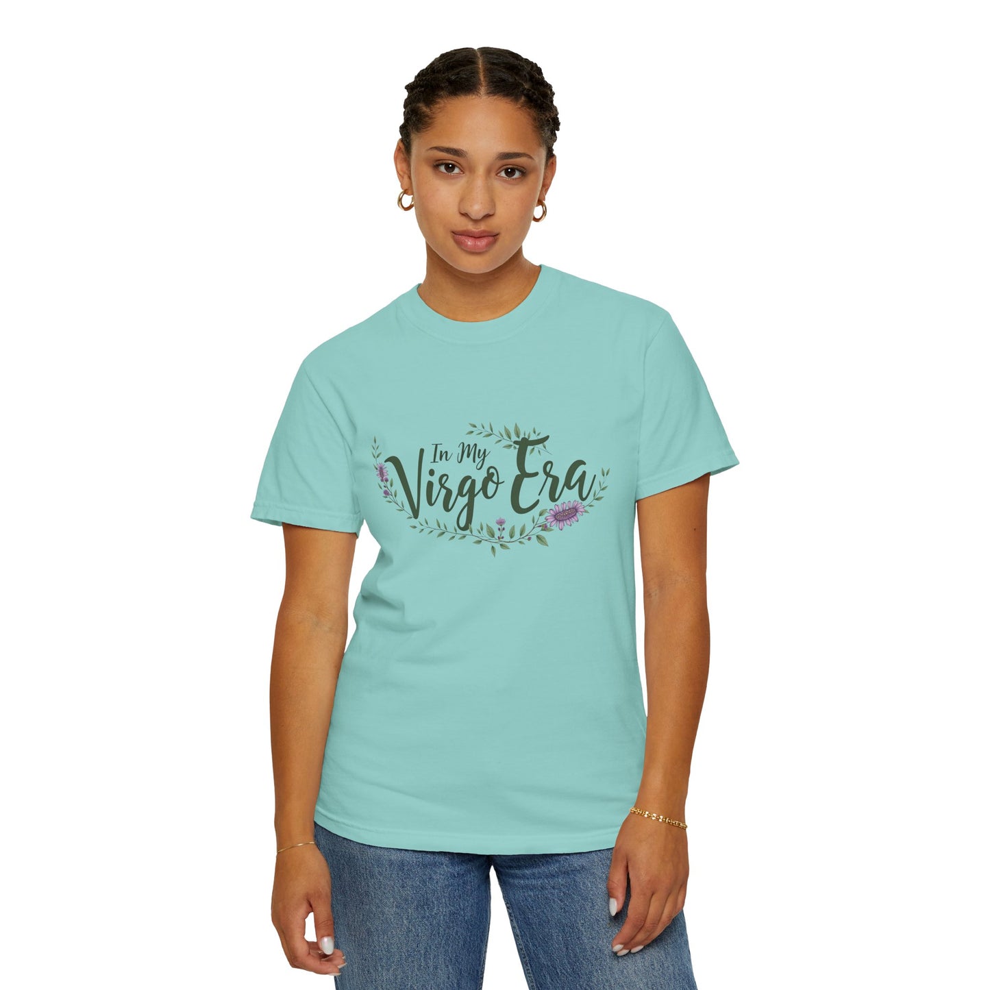 In My Virgo Era β Pretty Floral Zodiac Tee