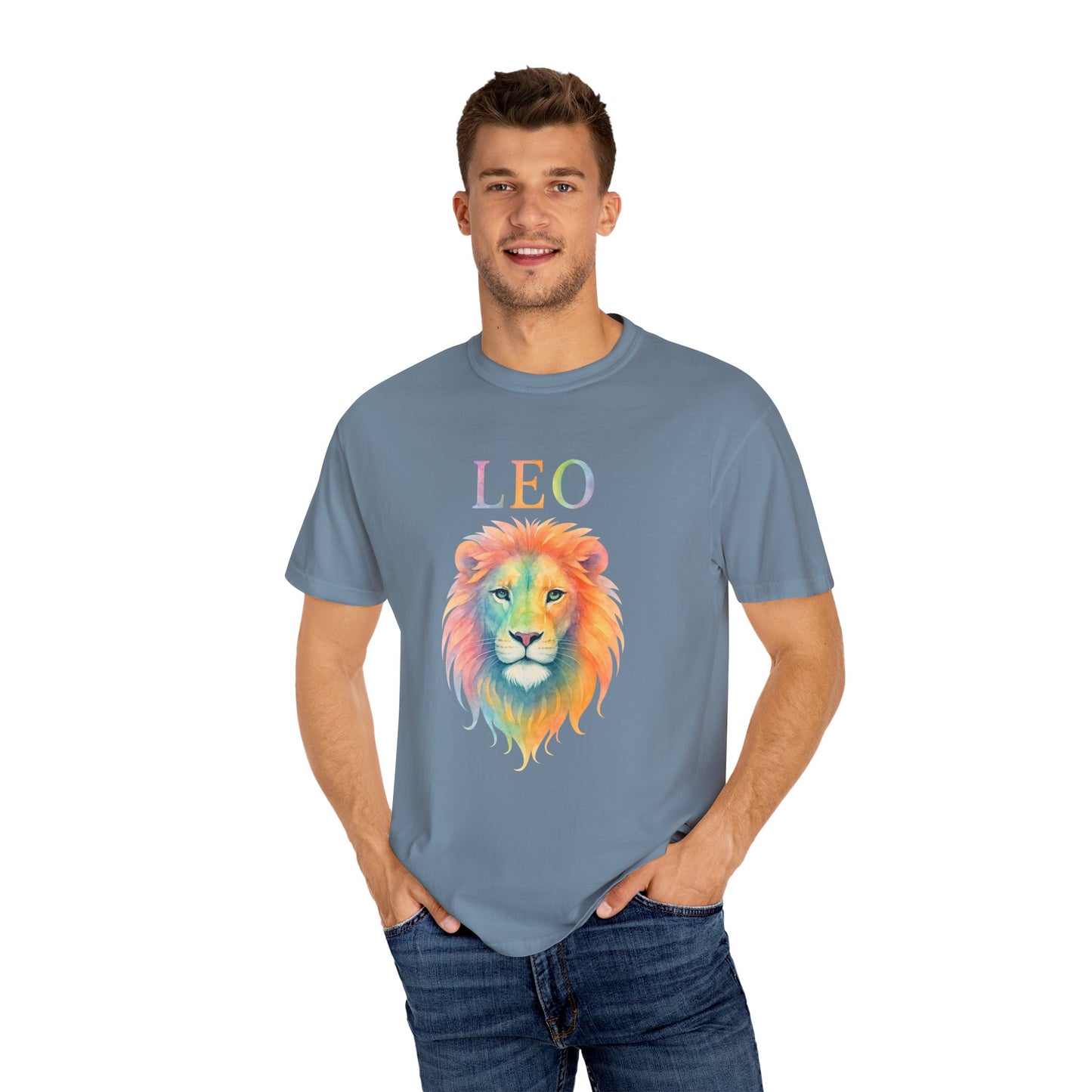LEO Tee β Colorful Lion Zodiac Shirt