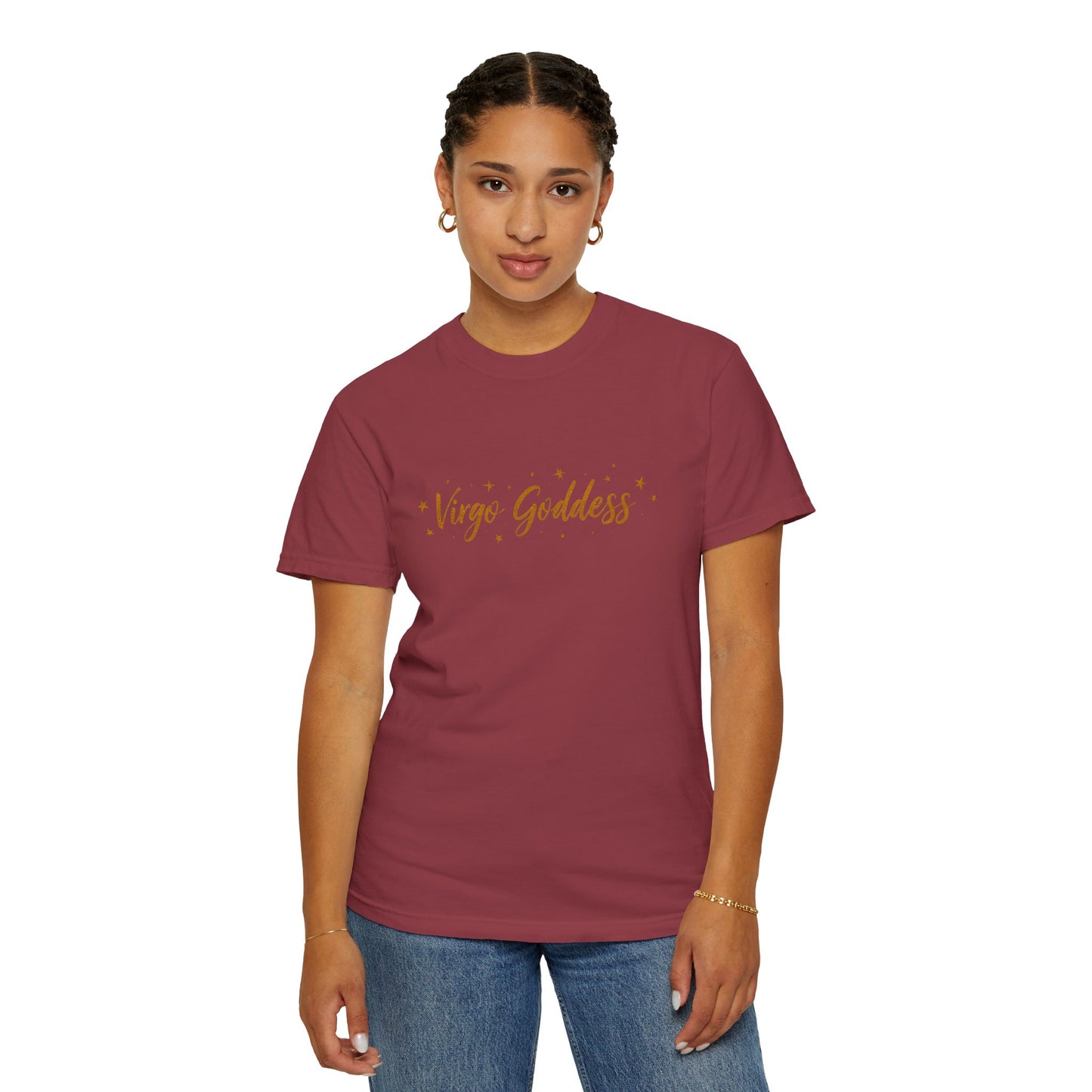 Virgo Goddess – Shimmery Witchy Zodiac Tee