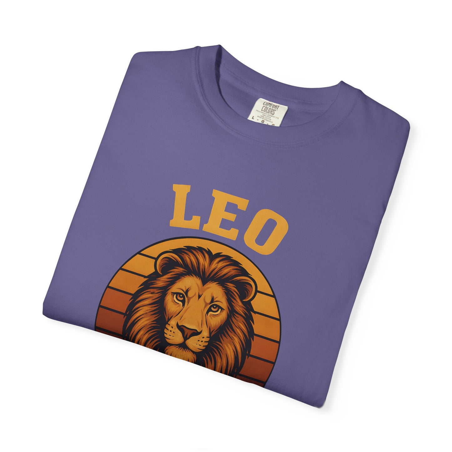 Leo Rules – Vintage Sunset Zodiac Tee