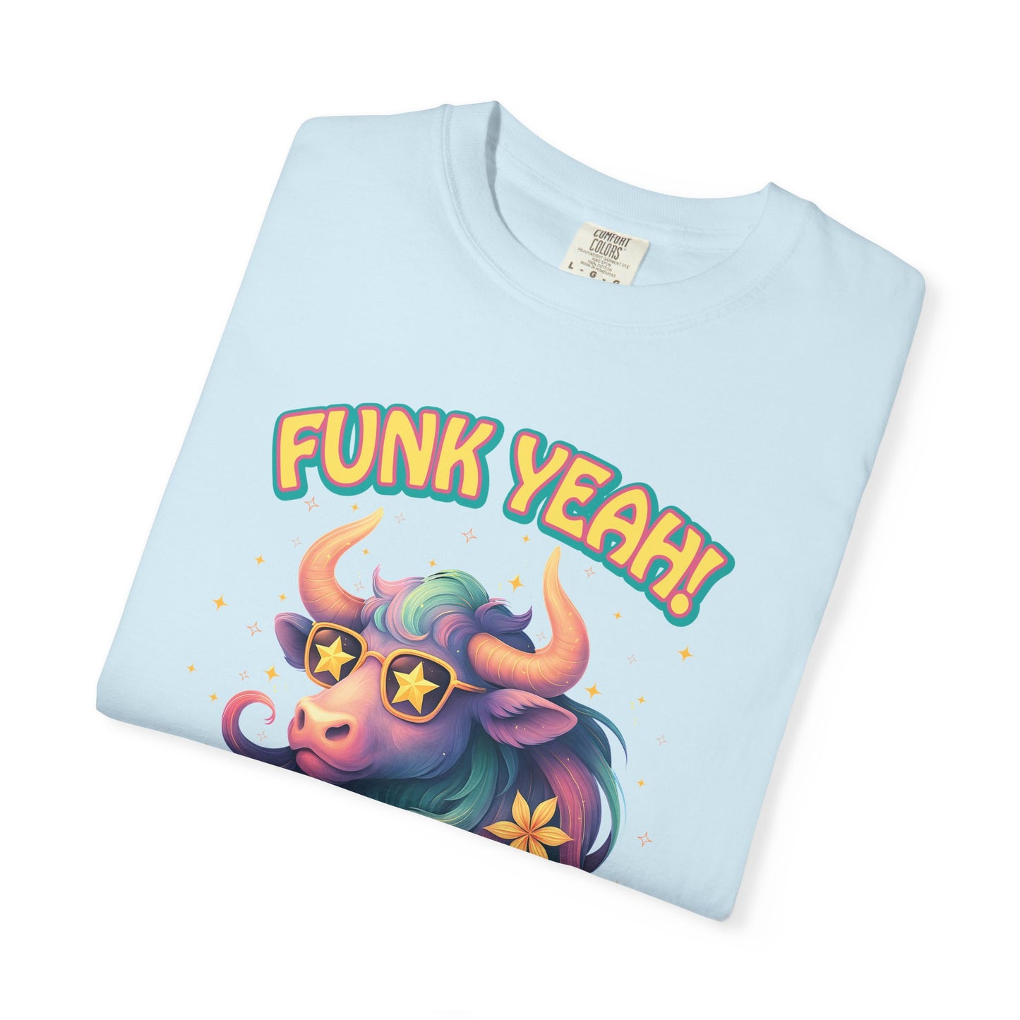 Funk Yeah I’m a Taurus T-Shirt | Cool Retro Taurus Graphic Tee | Comfort Colors 1717 | Astrology Shirt for Earth Signs