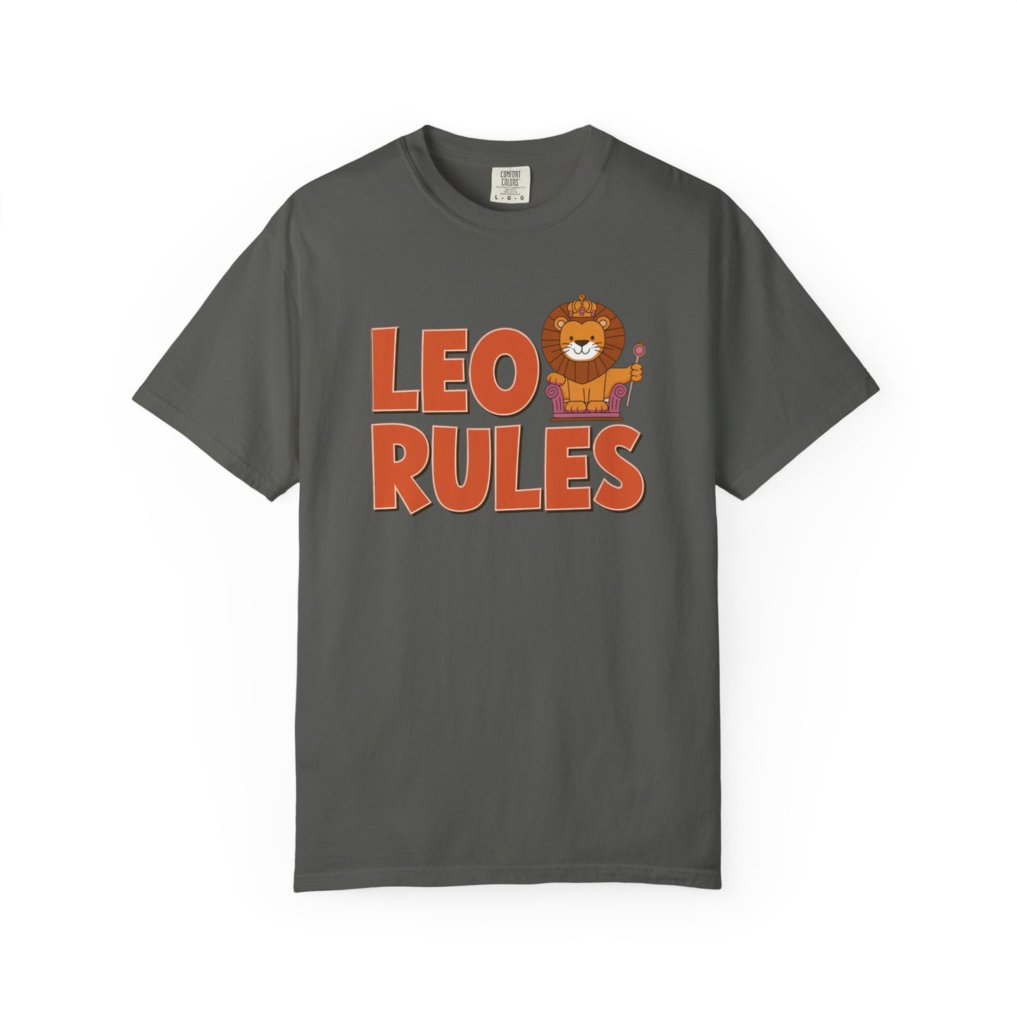 Leo Rules Tee – Funny Zodiac Shirt