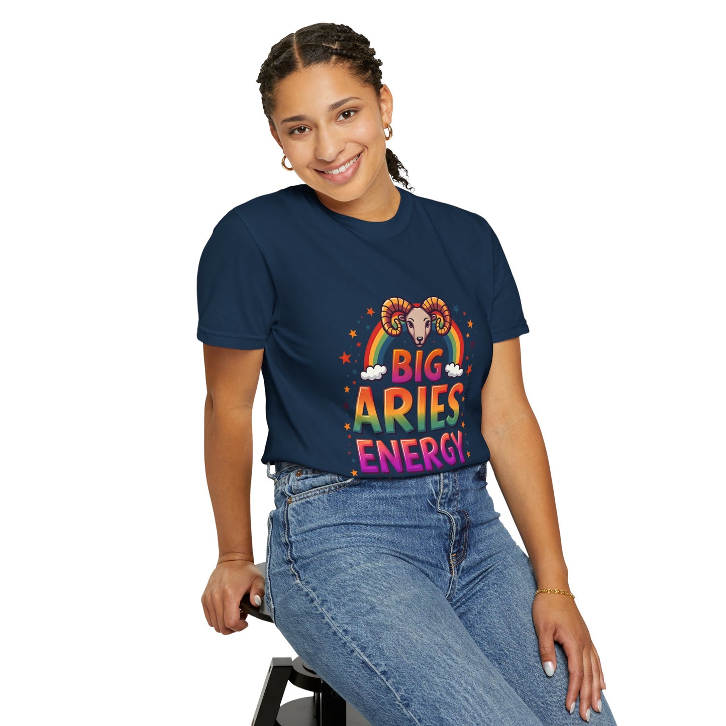 Big Aries Energy – Vibrant Zodiac Tee