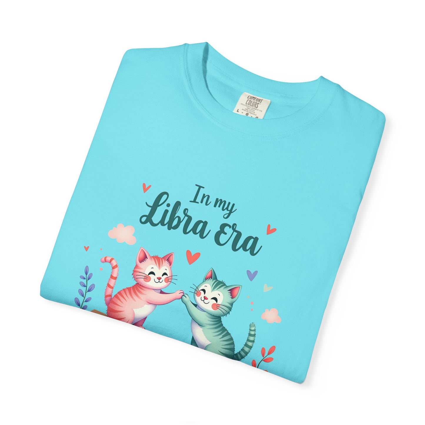 In My Libra Era Tee β Funny Colorful Zodiac Cat Shirt