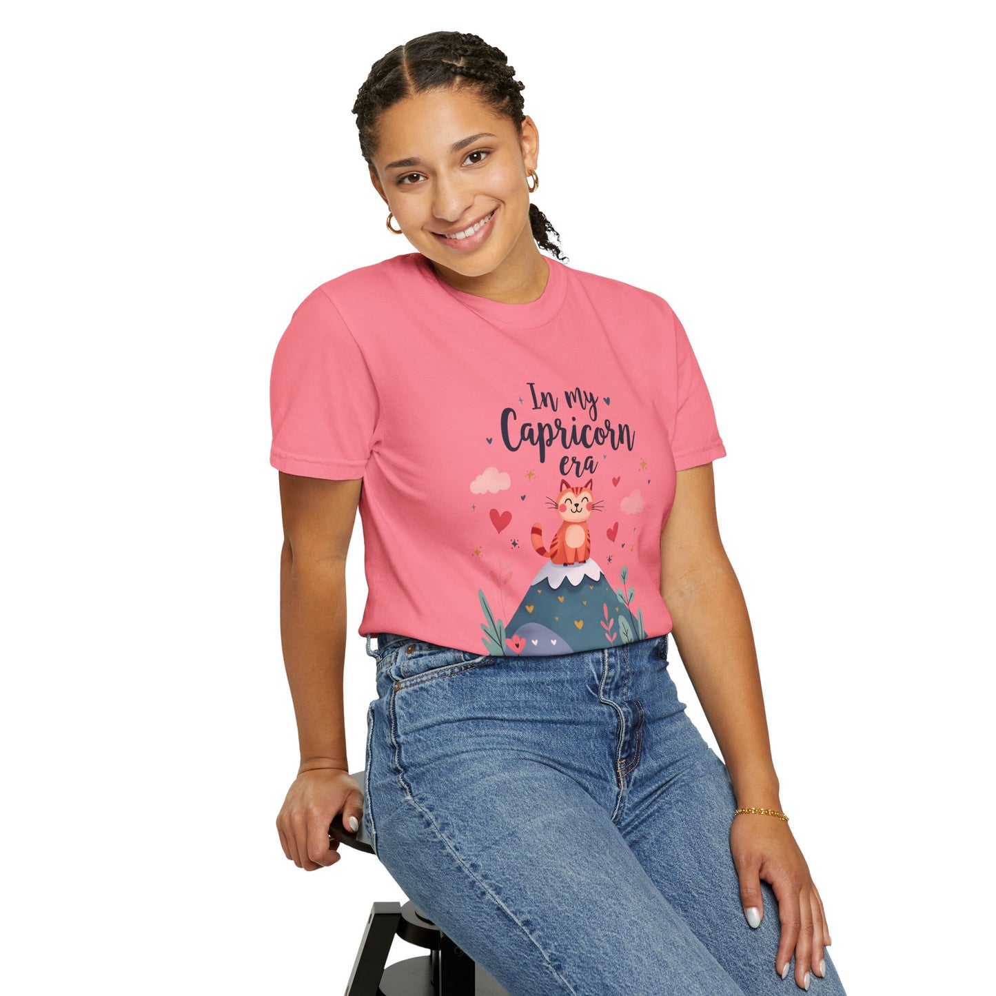 In My Capricorn Era – Cozy Cat Mountain Tee